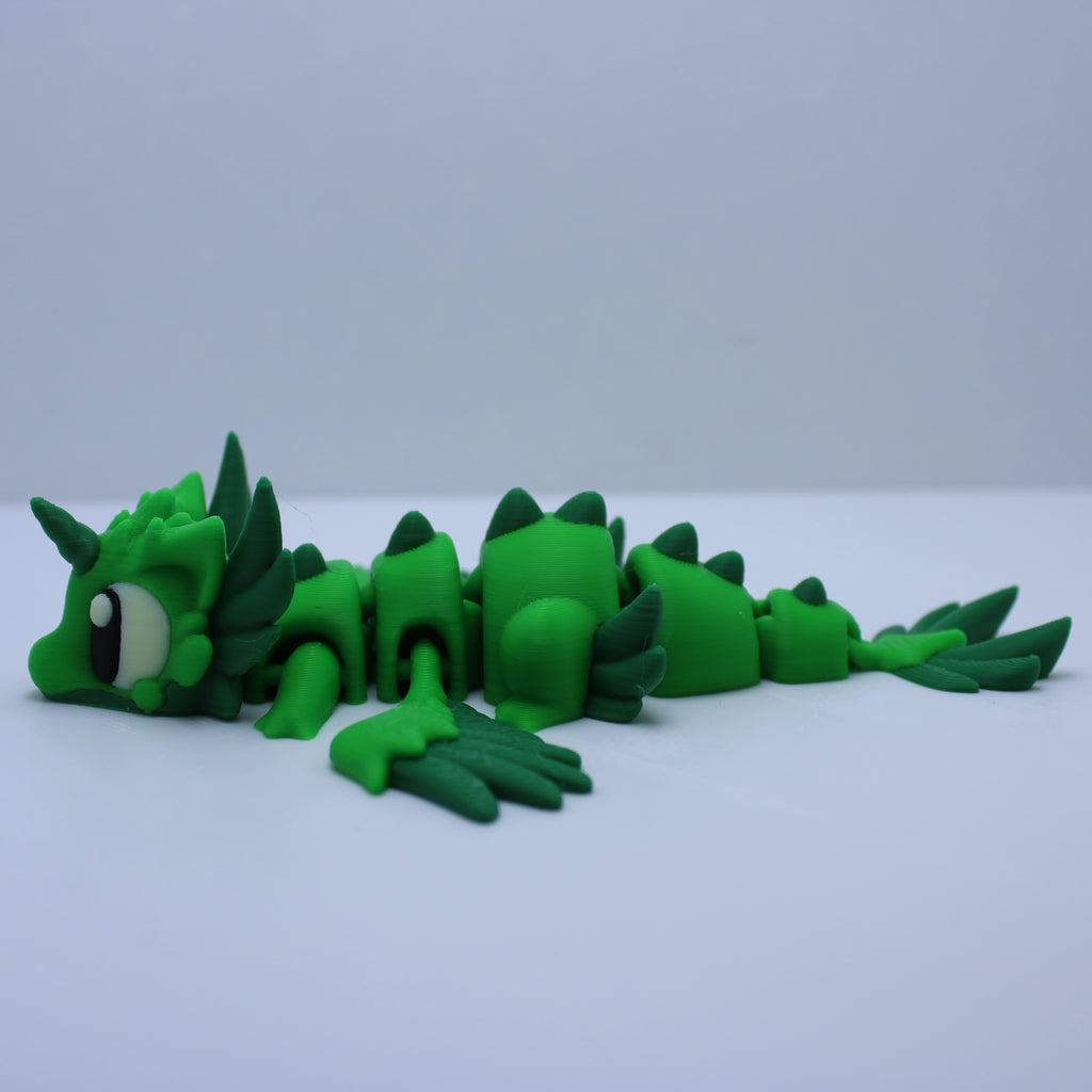 Elemental Dragons with Eggs - 3d printed desk companion