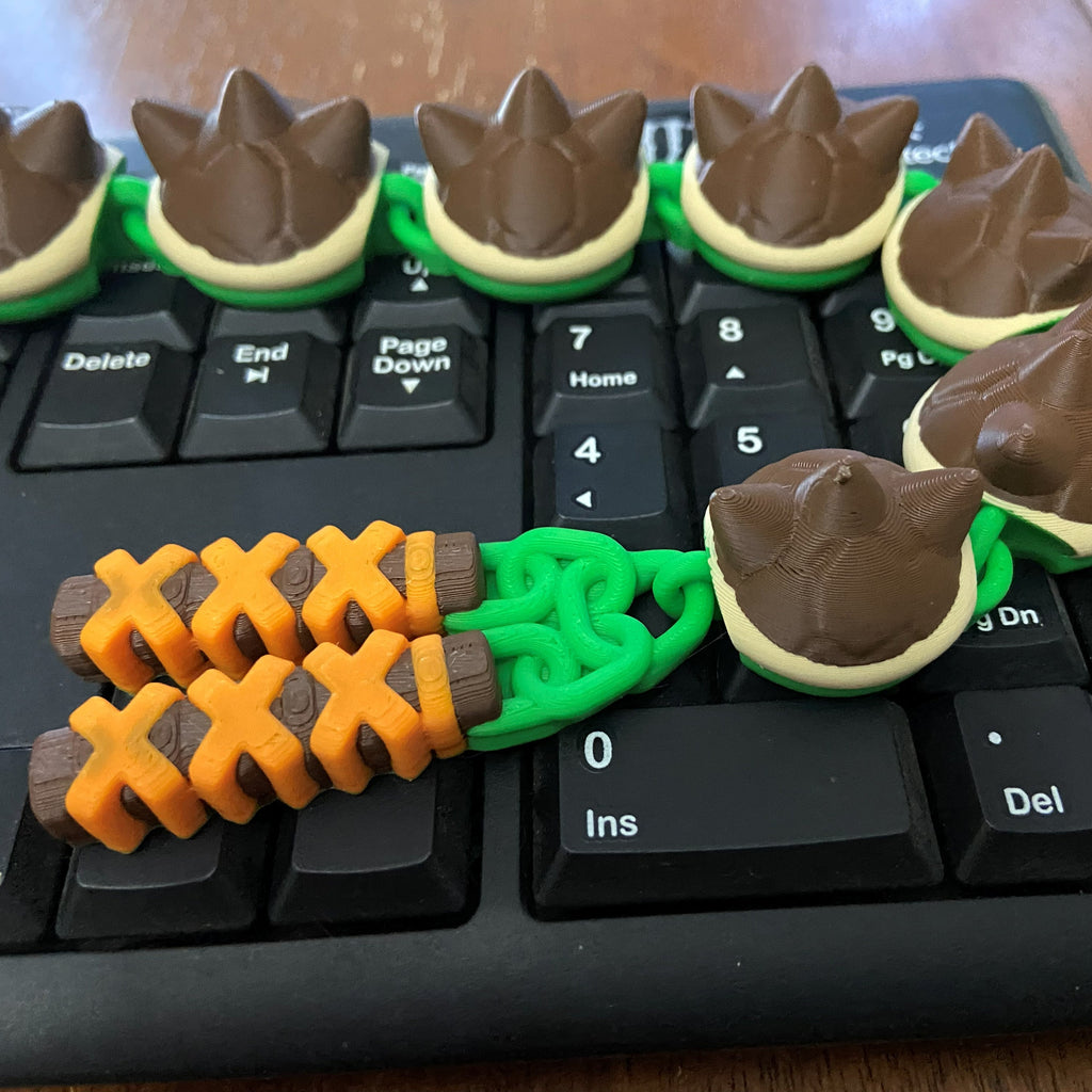 Karate Turtle Dragon – 3D Printed Desk Companion (variations available)