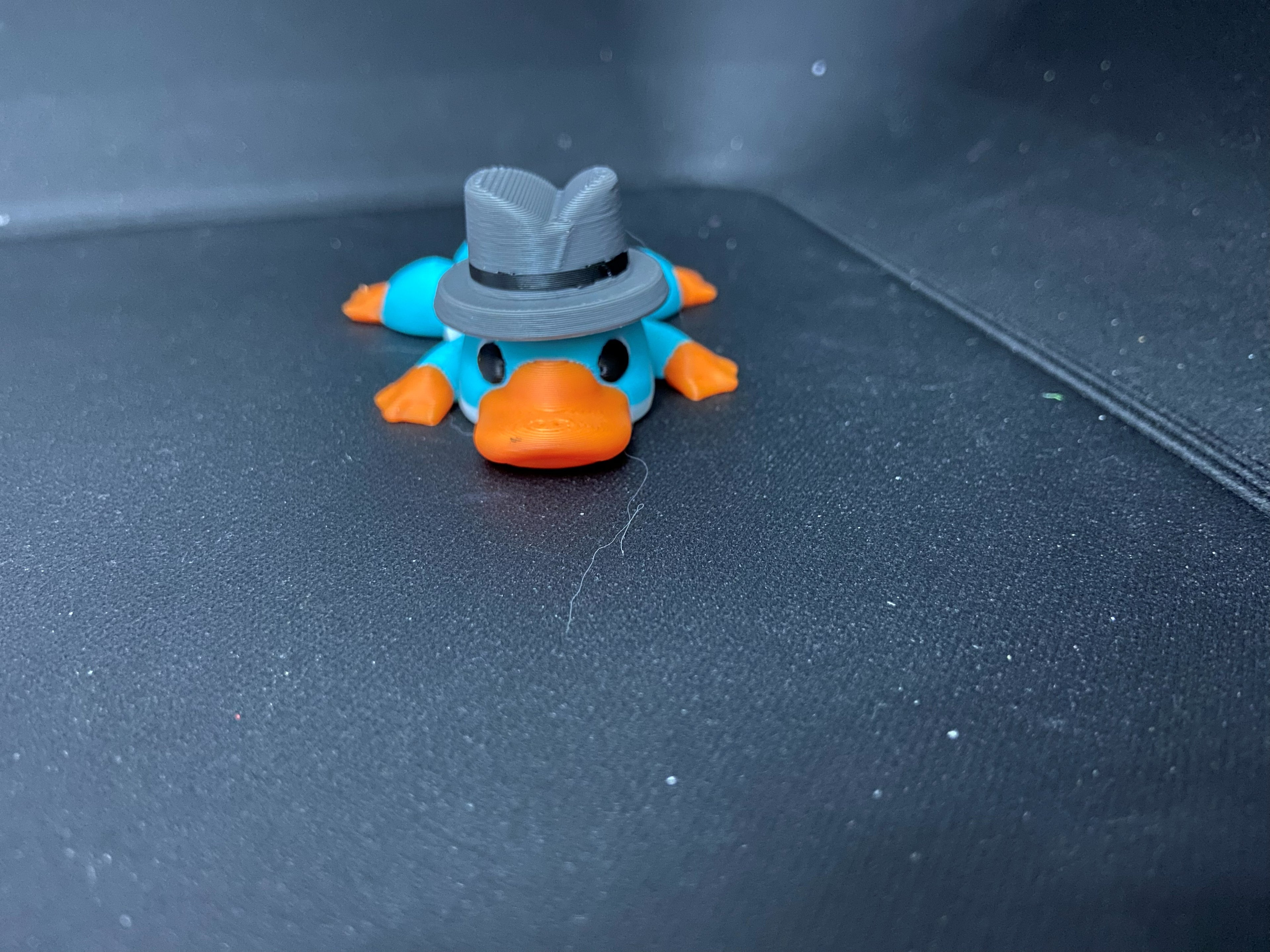 3D Printed Platypus Fidget Toy – Desk Buddy or Keychain (Secret‑Agent Vibes)