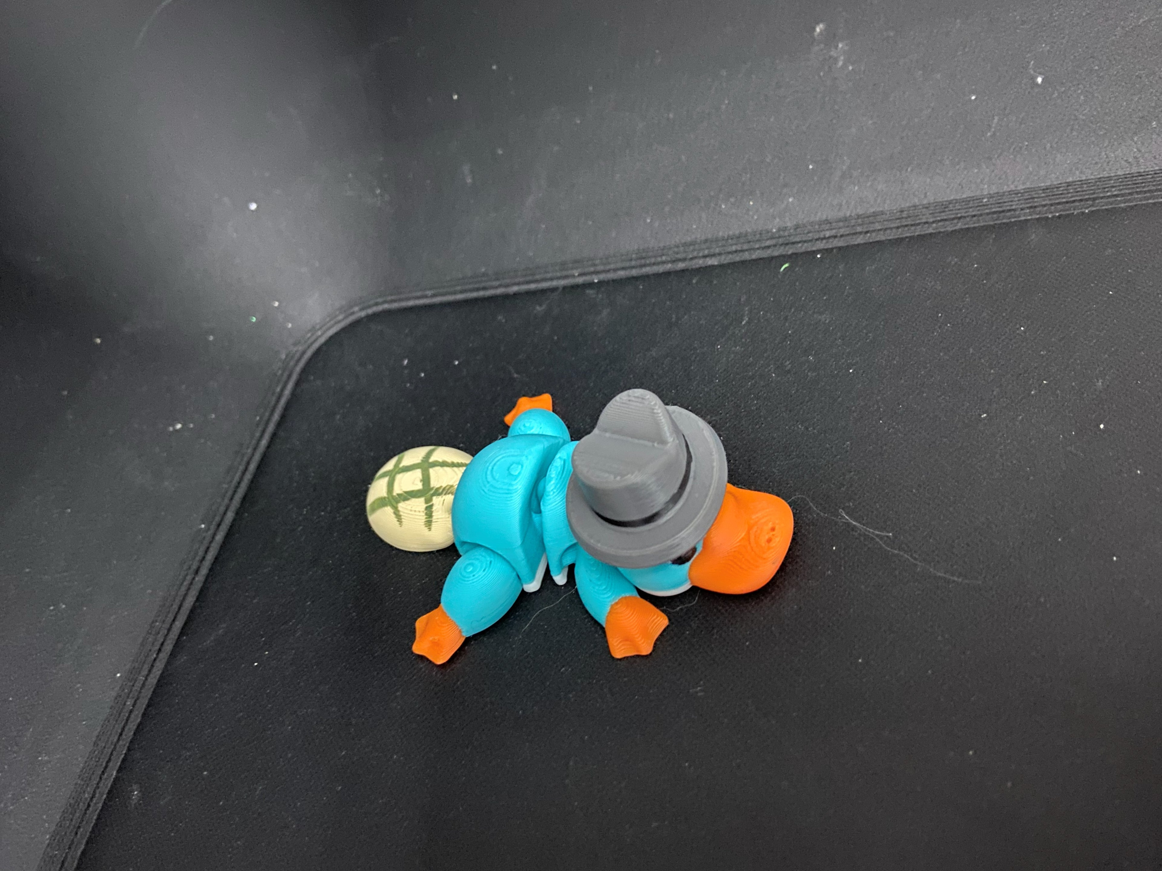 3D Printed Platypus Fidget Toy – Desk Buddy or Keychain (Secret‑Agent Vibes)