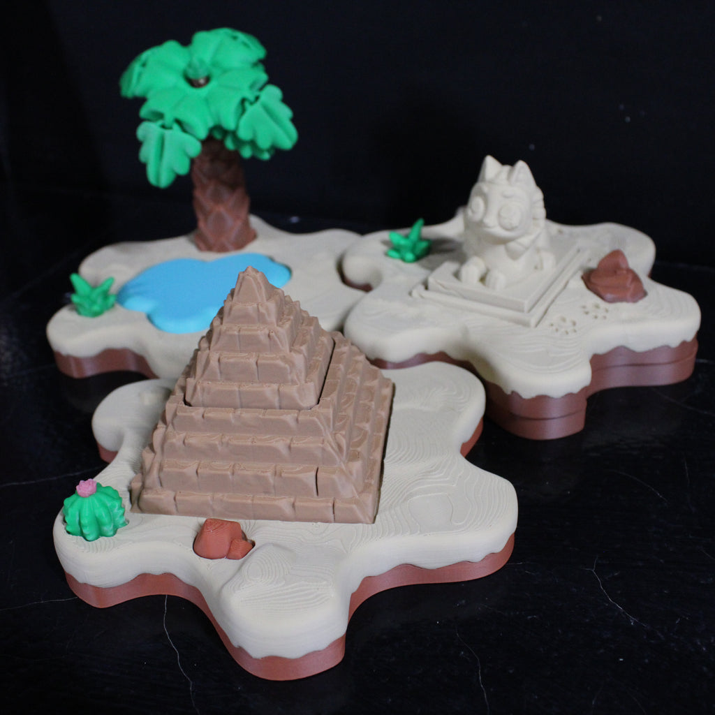 Egyptian Display (with or without Egyptian Gods)-3D printed desk companion