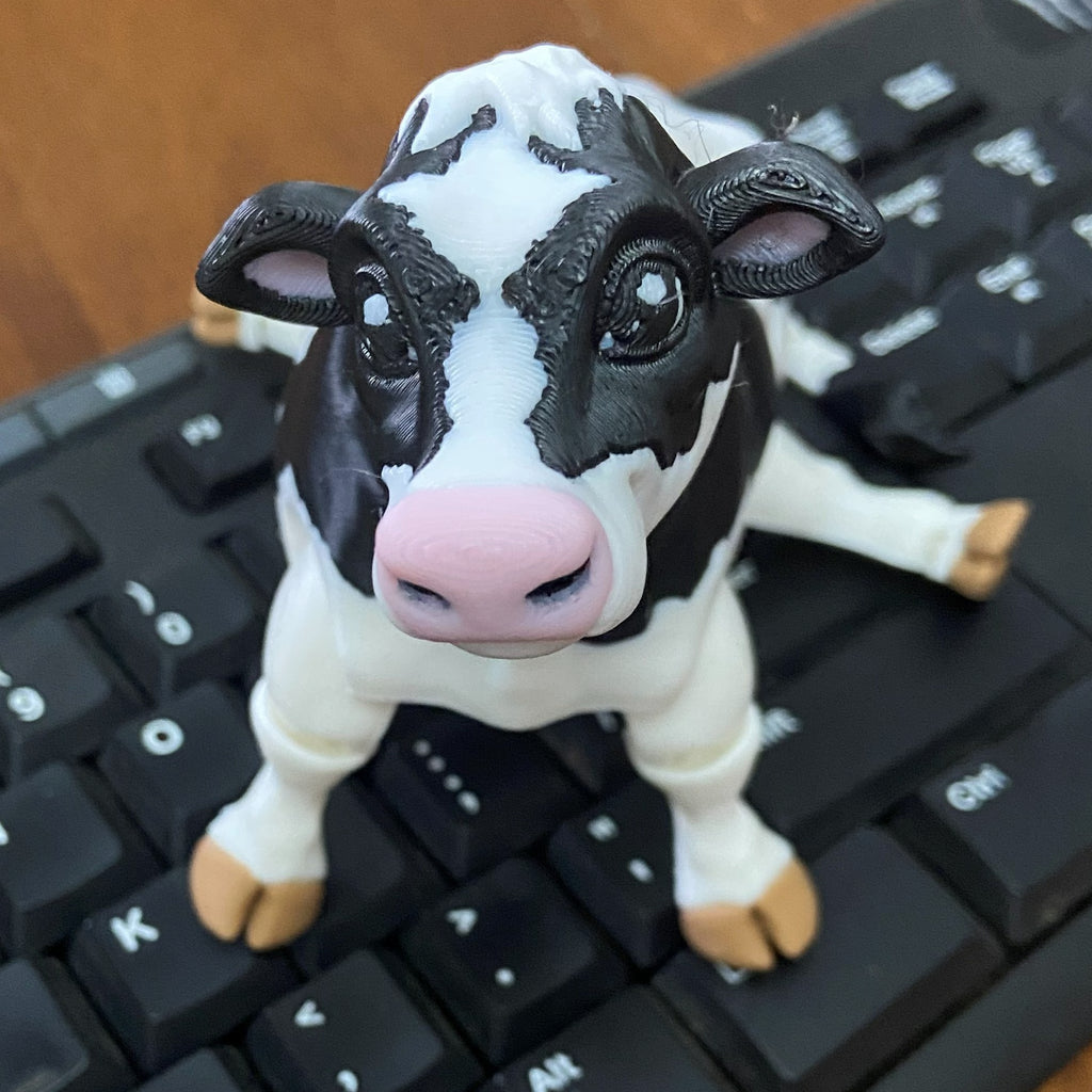 “Oreo” the Dairy Cow -3d Printed Desk Companion