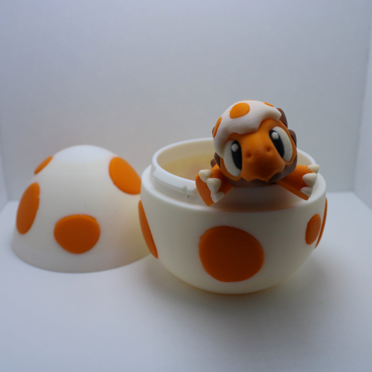"Just Hatched" Baby Dinos (with or without egg) -3D printed desk buddy & Keychain