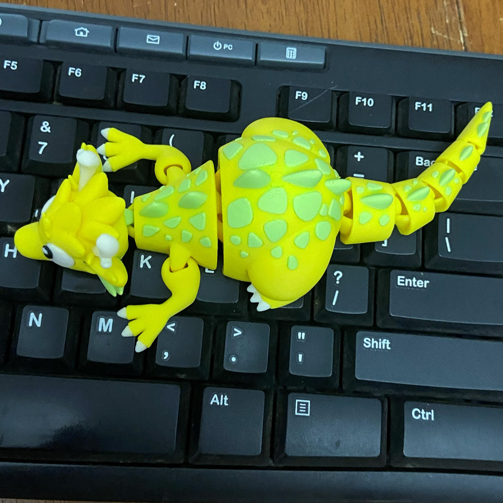 Sunshine Mini Dragon -3d Printed Desk Companion