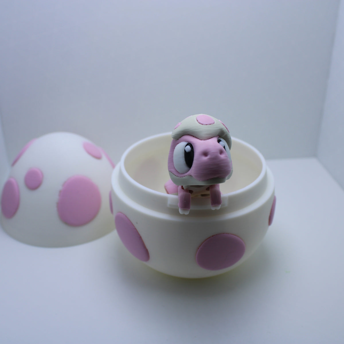 "Just Hatched" Baby Dinos (with or without egg) -3D printed desk buddy & Keychain