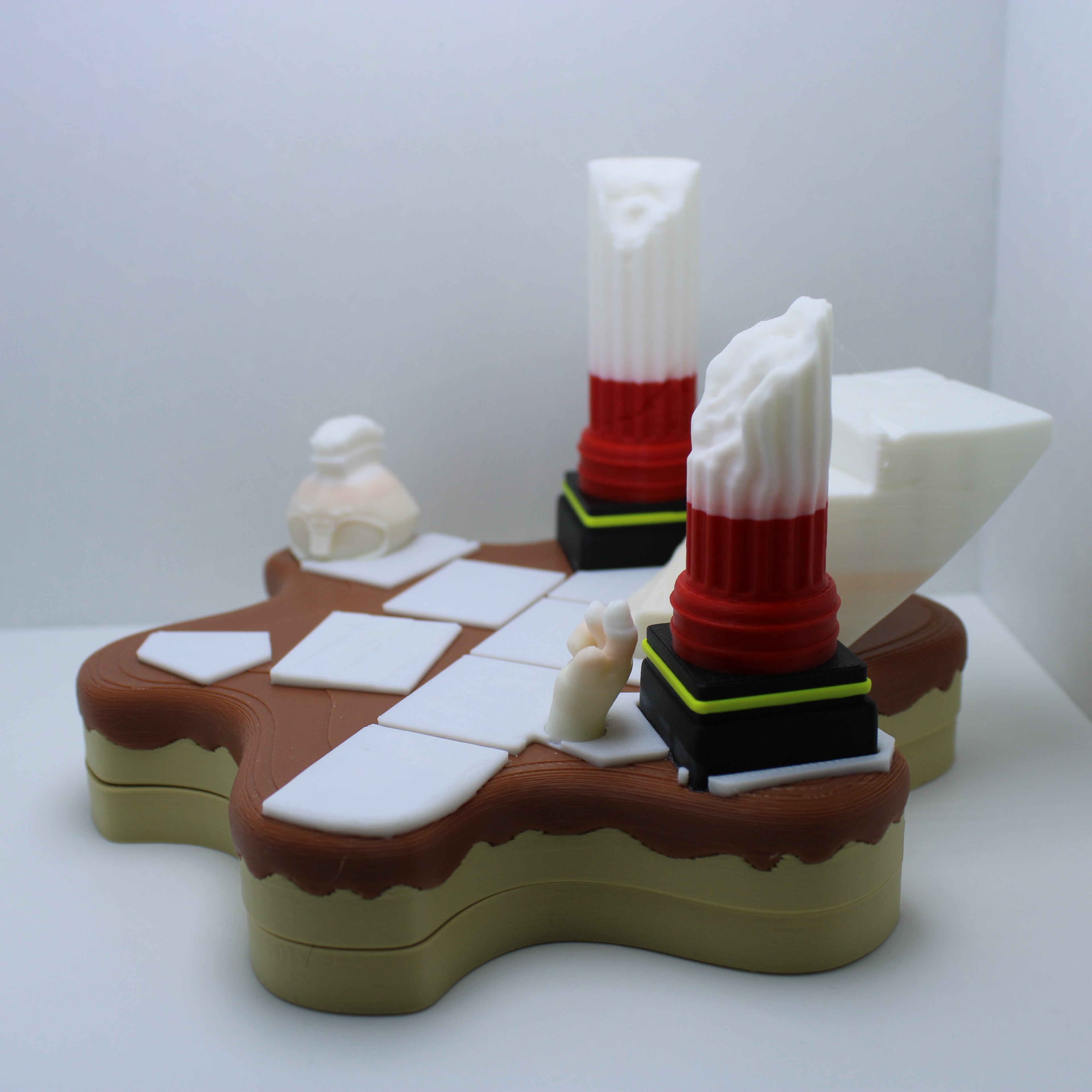Grecian Theme Display Set - 3D printed desk companion