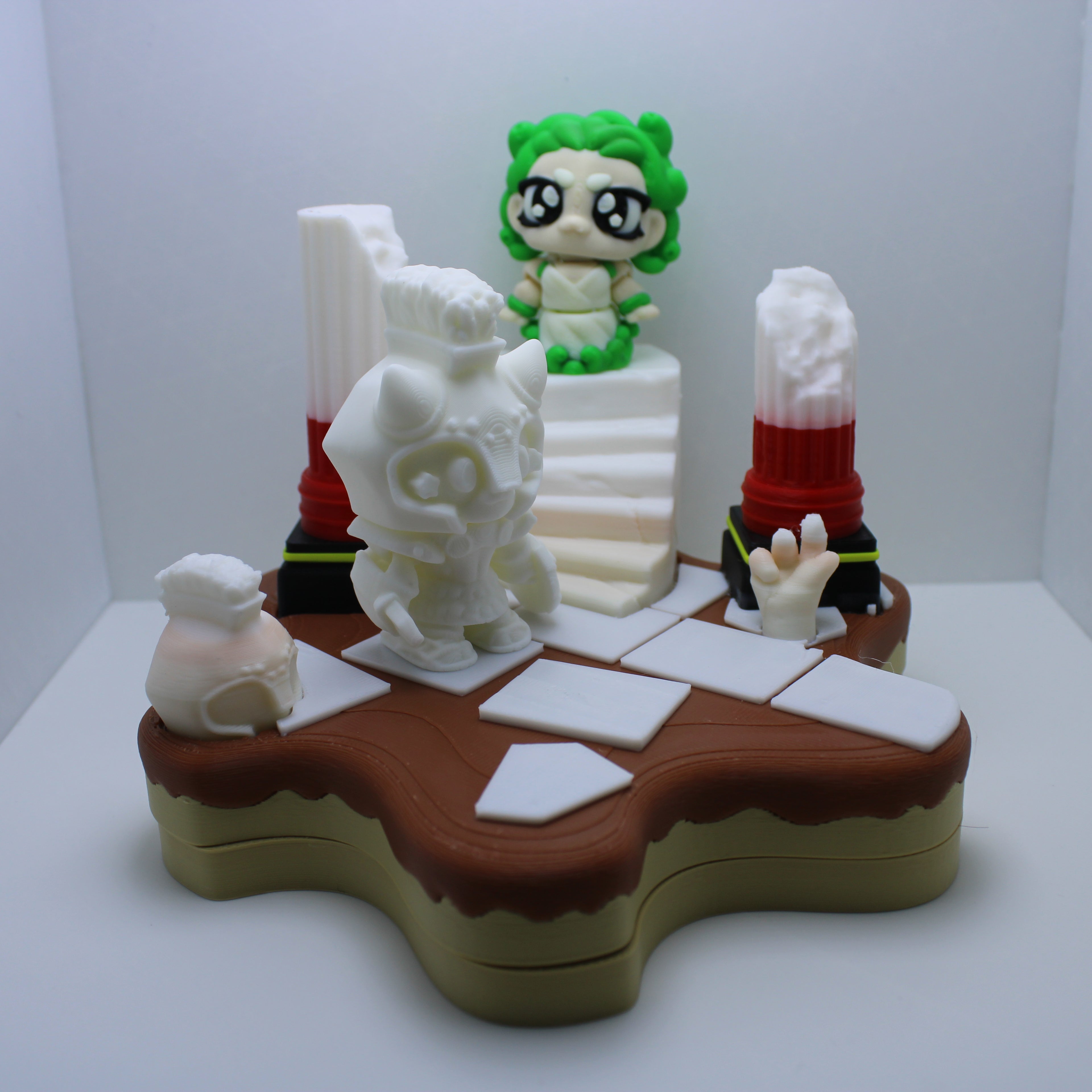 Grecian Theme Display Set - 3D printed desk companion