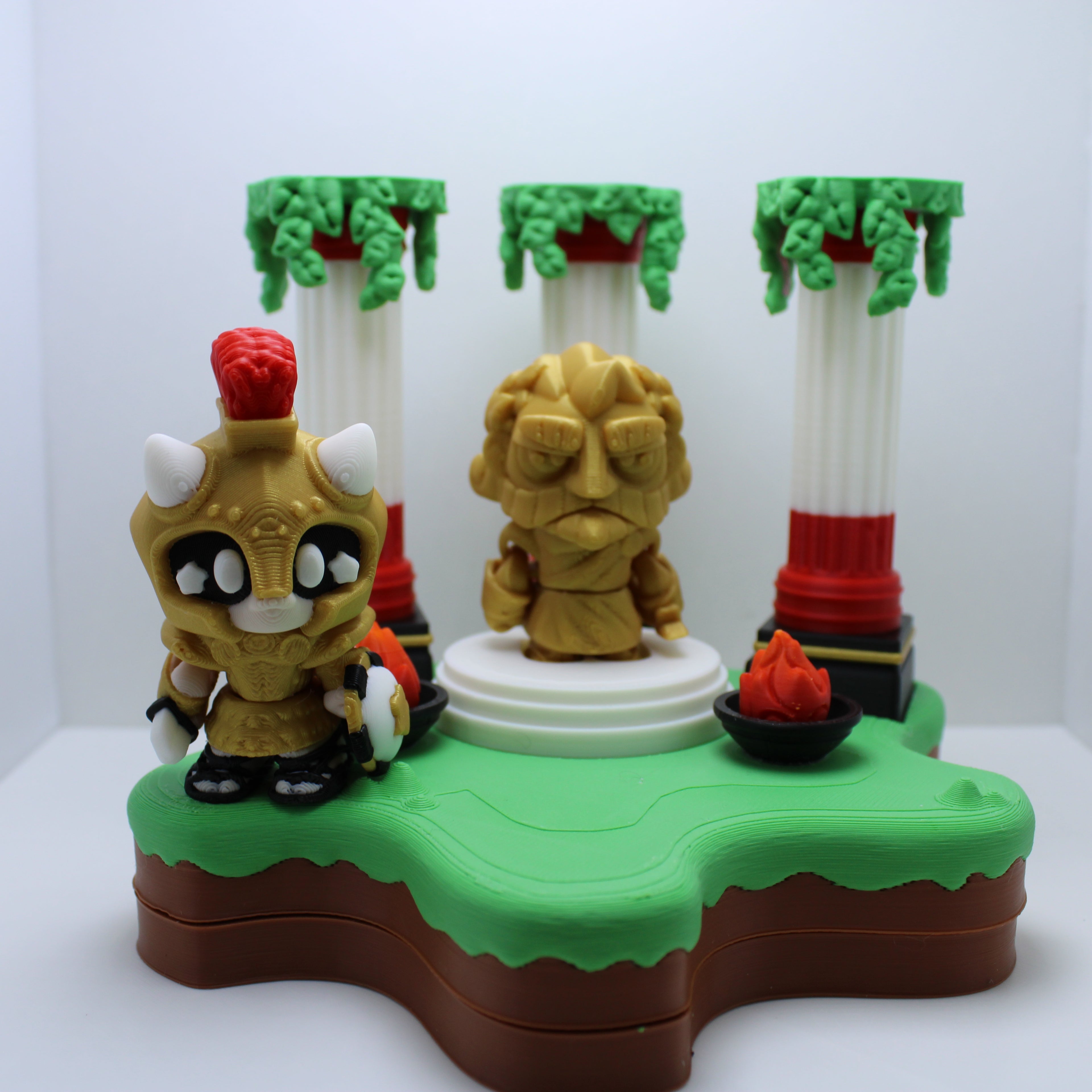 Grecian Theme Display Set - 3D printed desk companion
