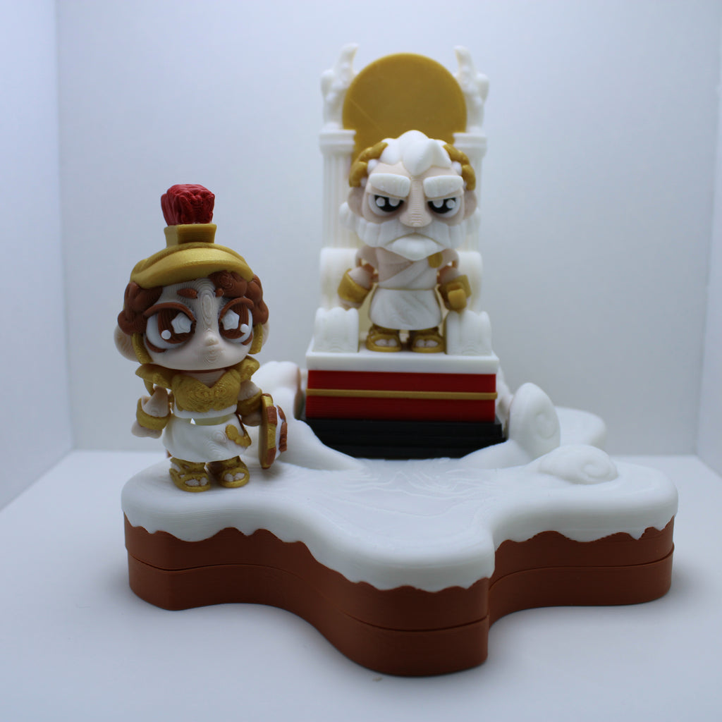 Grecian Theme Display Set - 3D printed desk companion