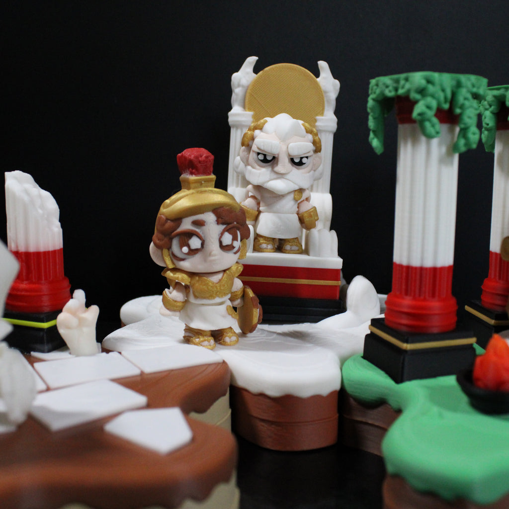 Grecian Theme Display Set - 3D printed desk companion