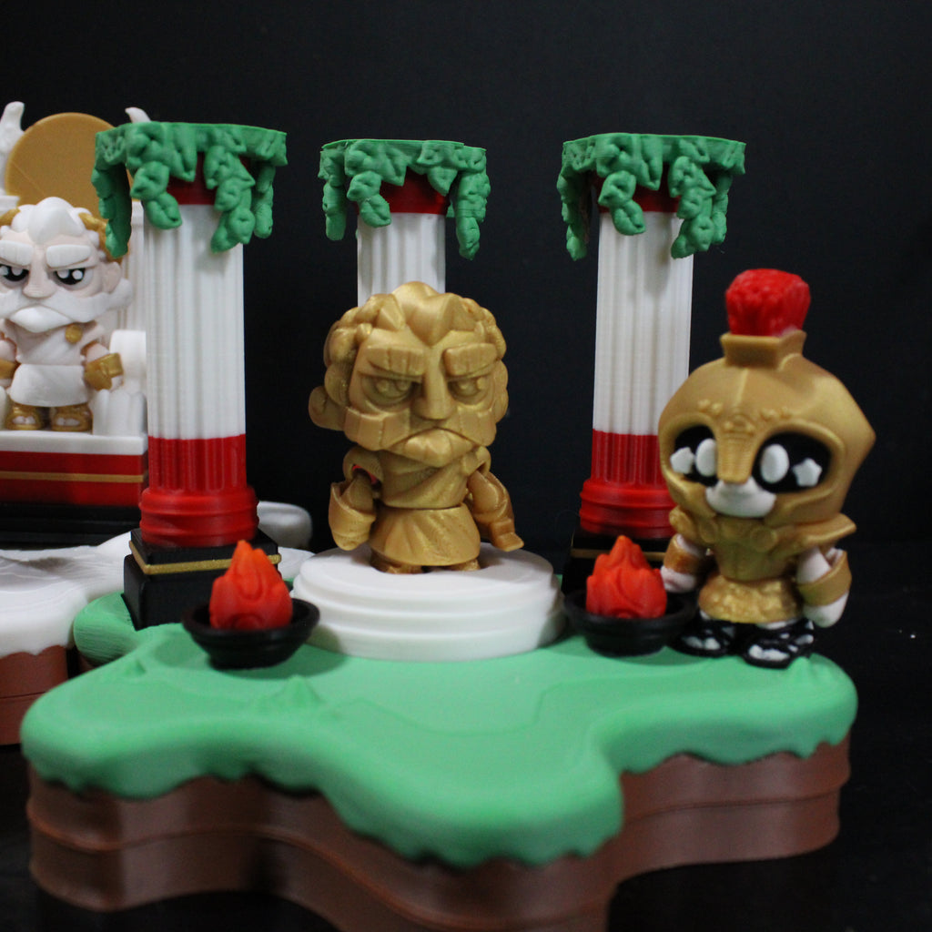 Grecian Theme Display Set - 3D printed desk companion