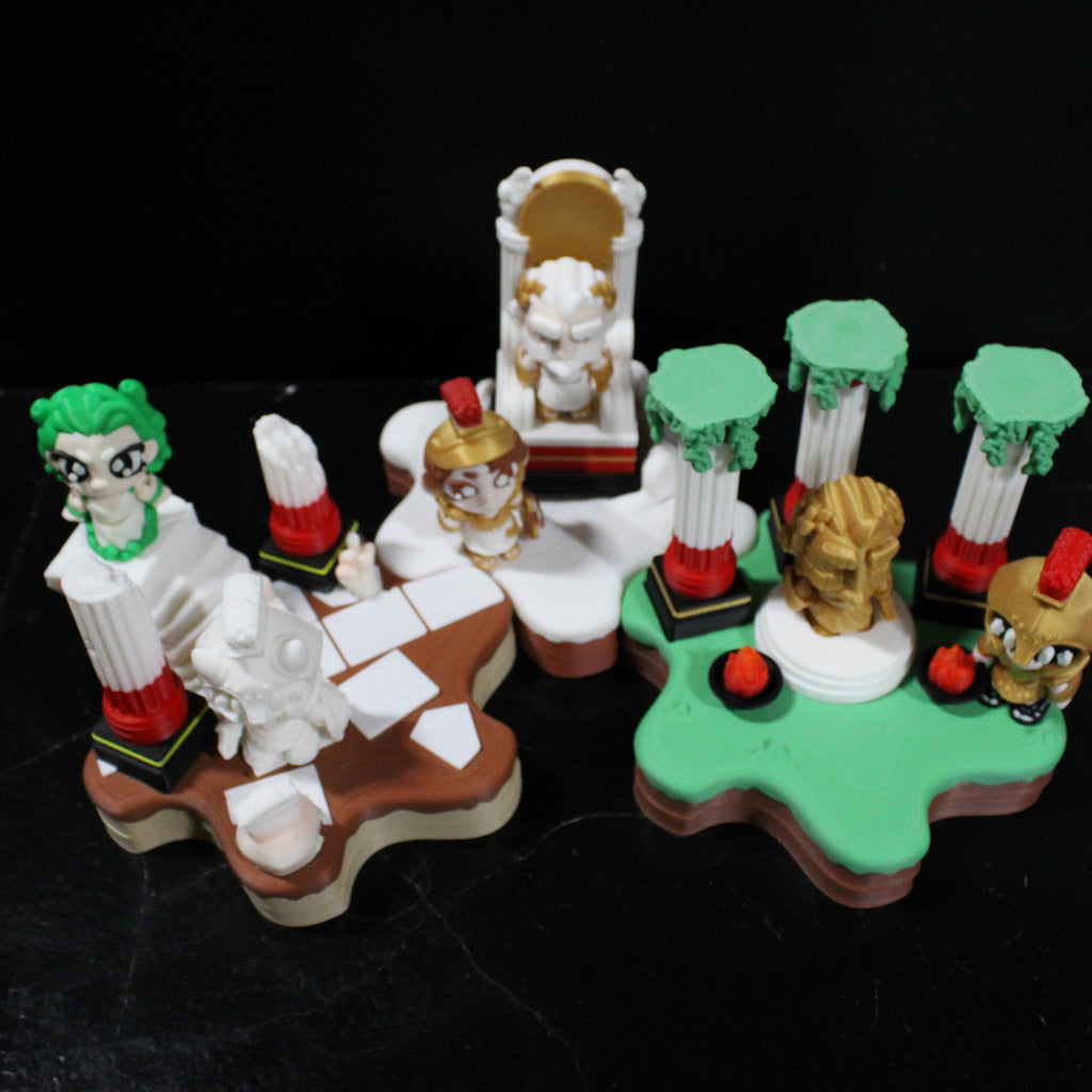 Grecian Theme Display Set - 3D printed desk companion
