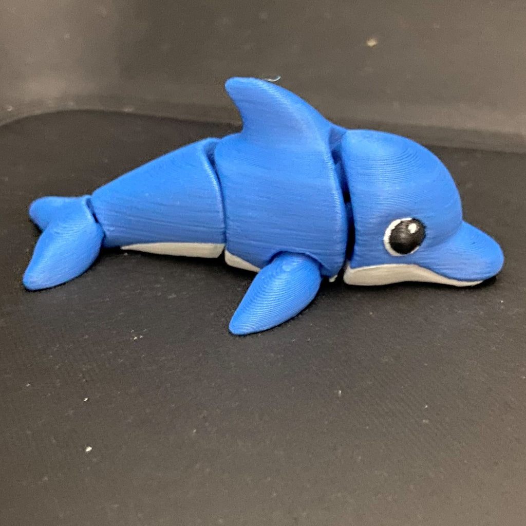 Dottie the Dolphin Fidget – 3D Printed Desk Buddy & Keychain