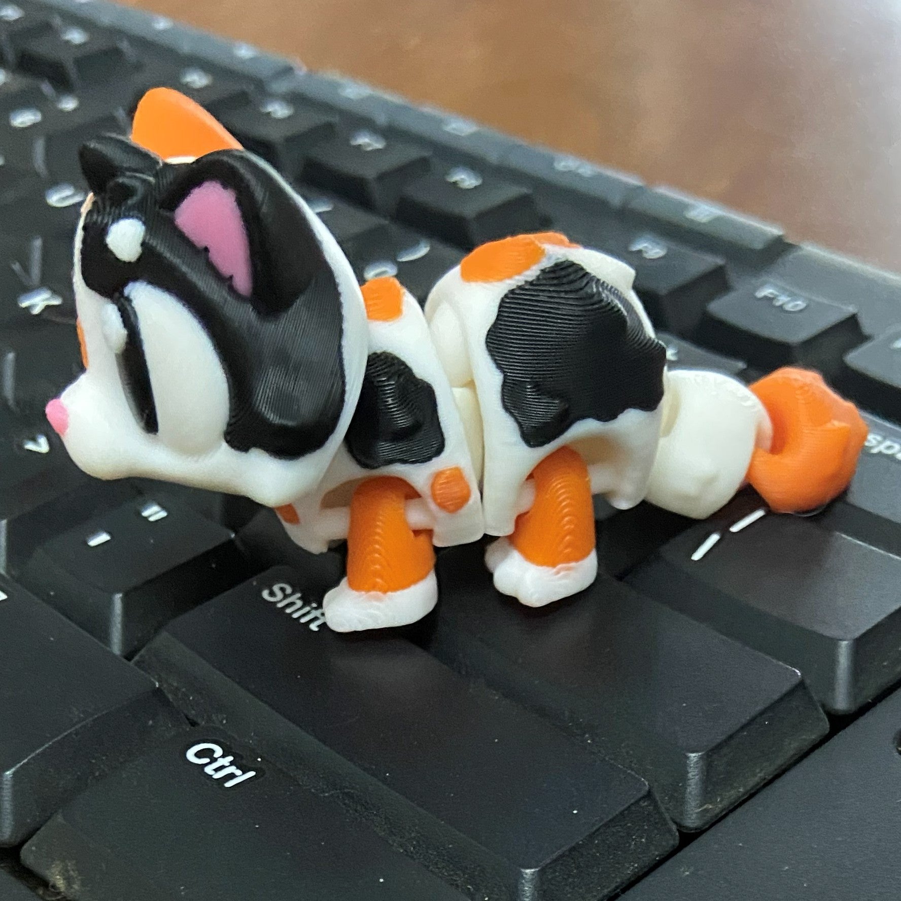 Kitty Corner Kitties -3D Printed Fidget Desk Buddy (without display)