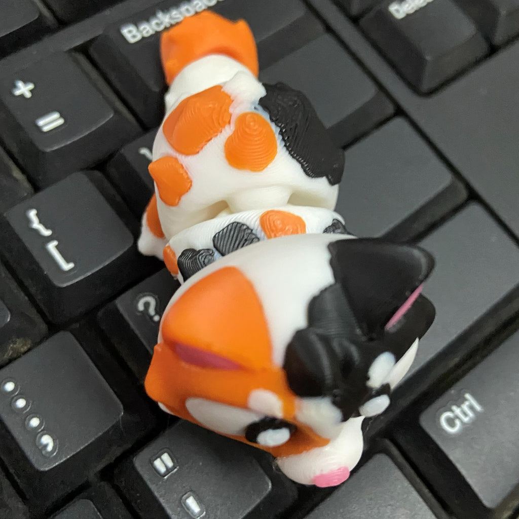 Kitty Corner Kitties -3D Printed Fidget Desk Buddy (without display)