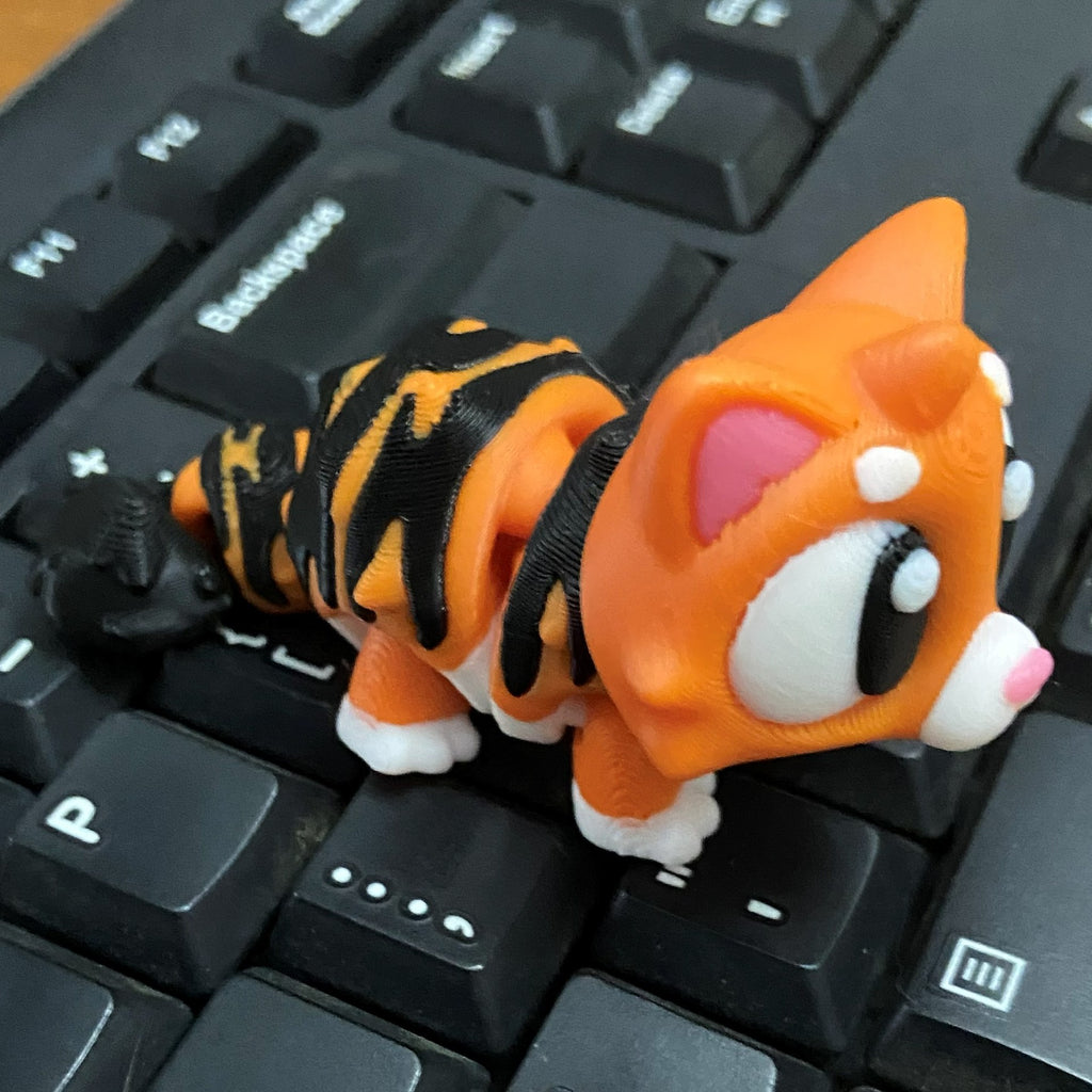 Kitty Corner Kitties -3D Printed Fidget Desk Buddy (without display)