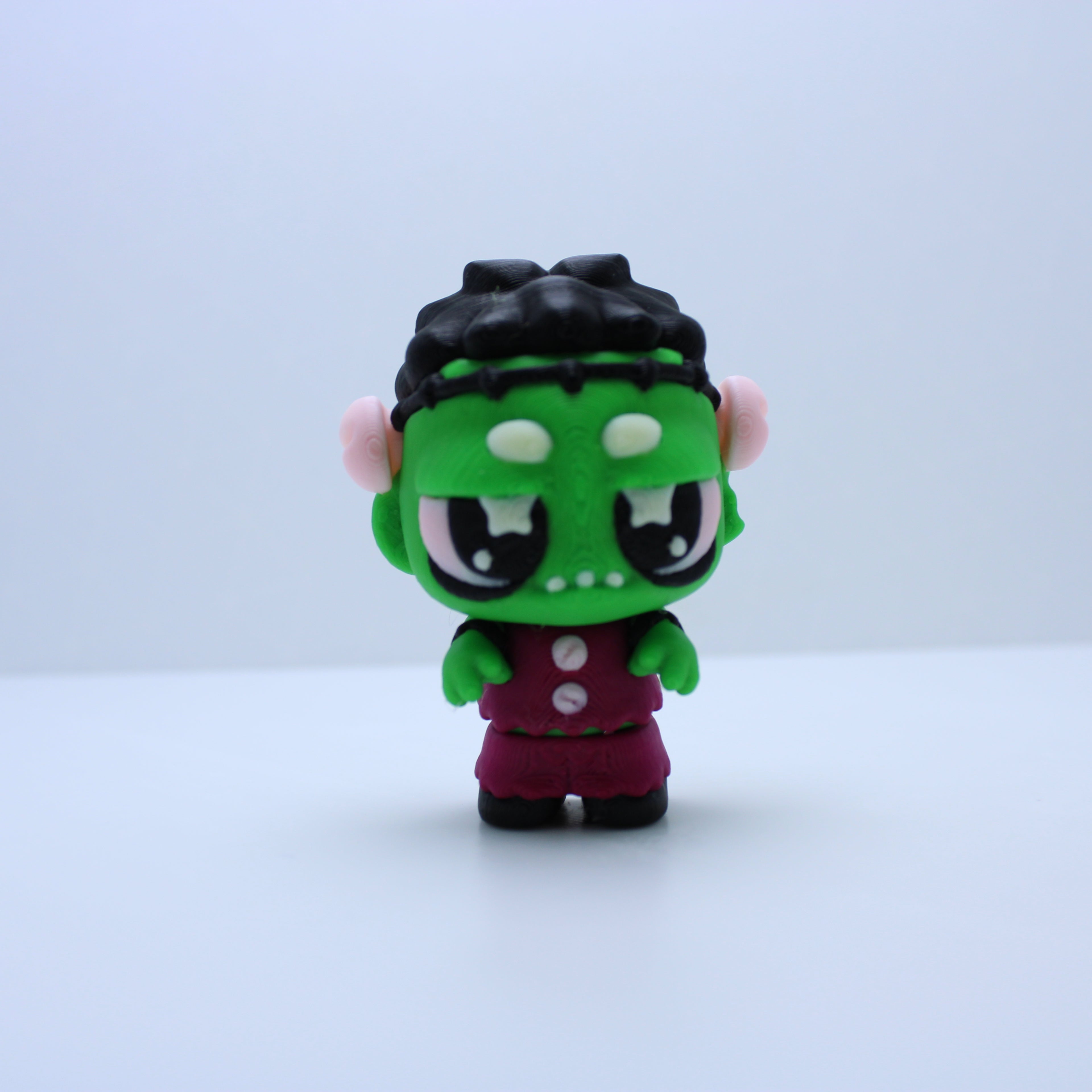 Monster Couple & Heart Box-3d printed desk companion