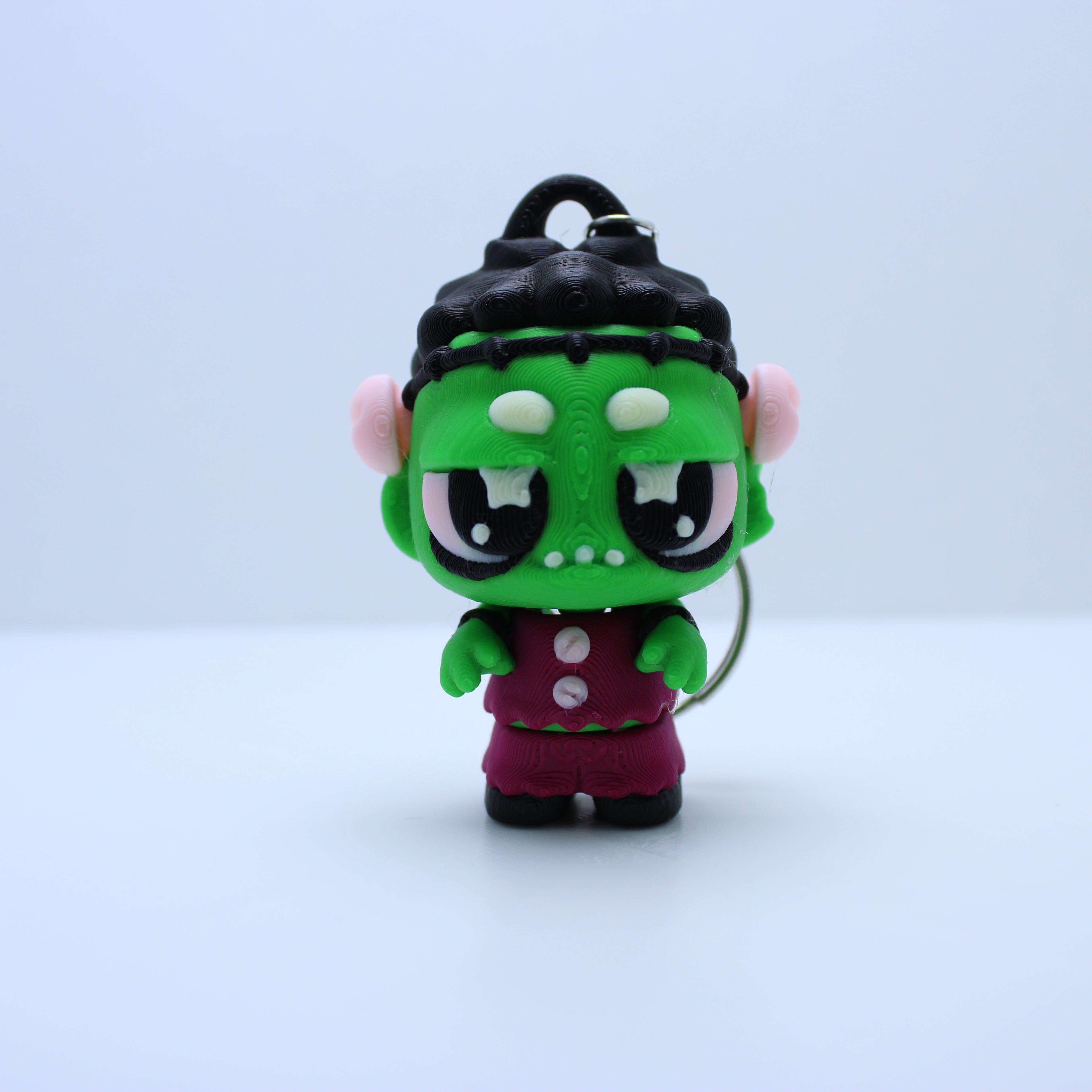 Monster Couple & Heart Box-3d printed desk companion