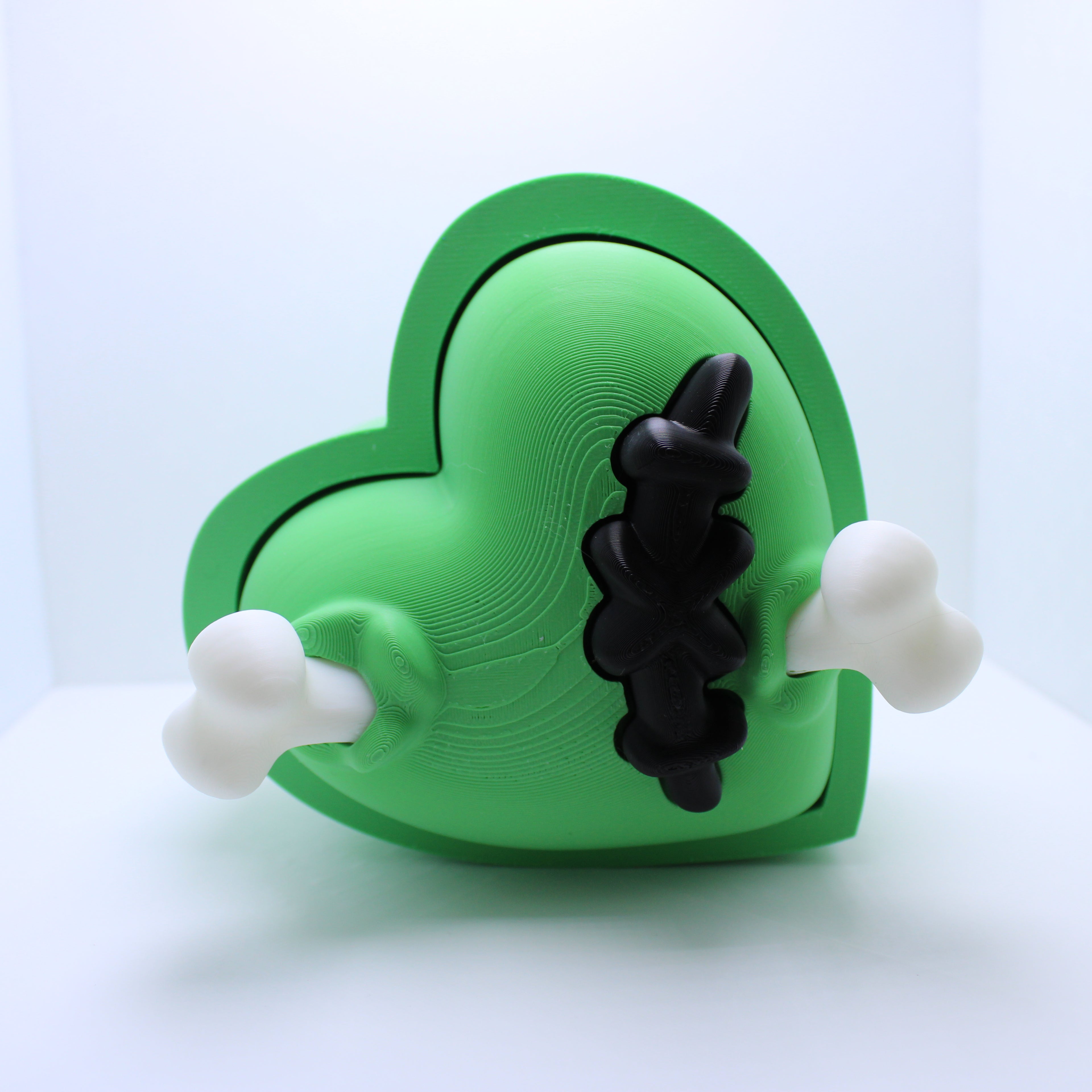 Monster Couple & Heart Box-3d printed desk companion
