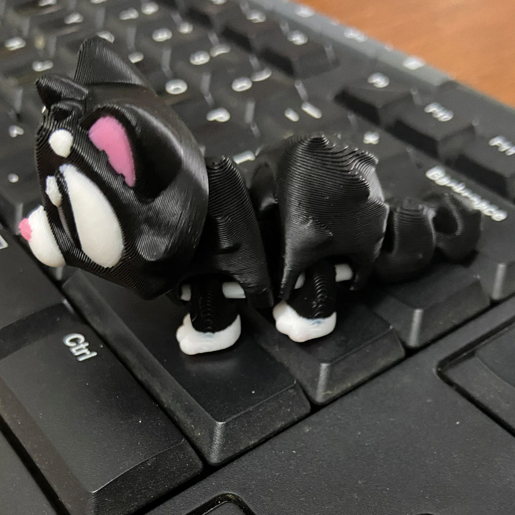 Kitty Corner Kitties -3D Printed Fidget Desk Buddy (without display)