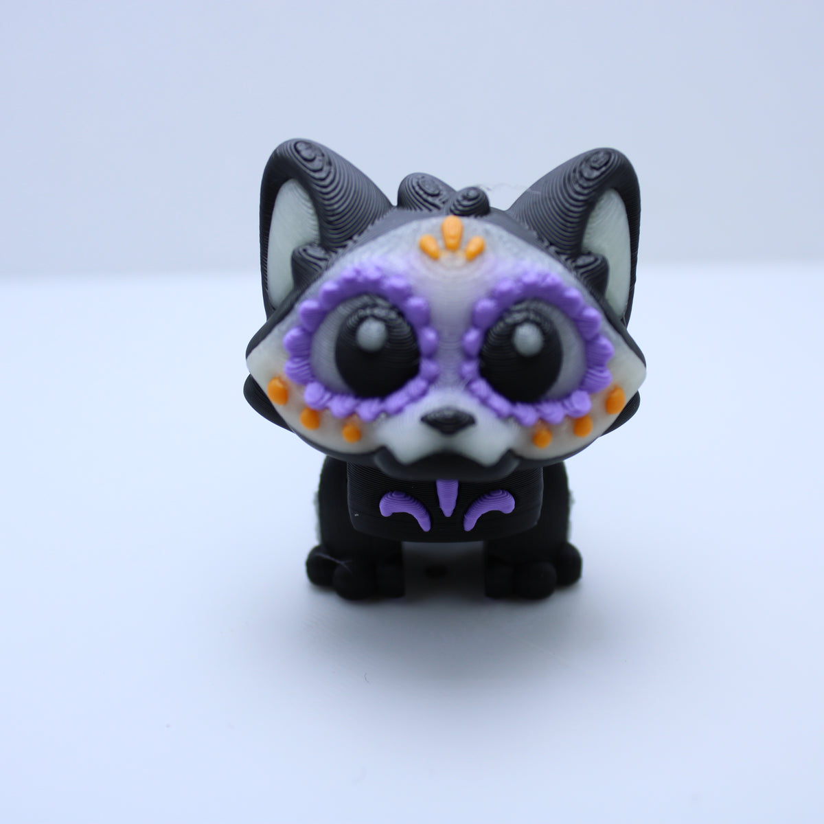 Dia de Los Muertos GLOW Kitty Display Set-3d printed desk companion