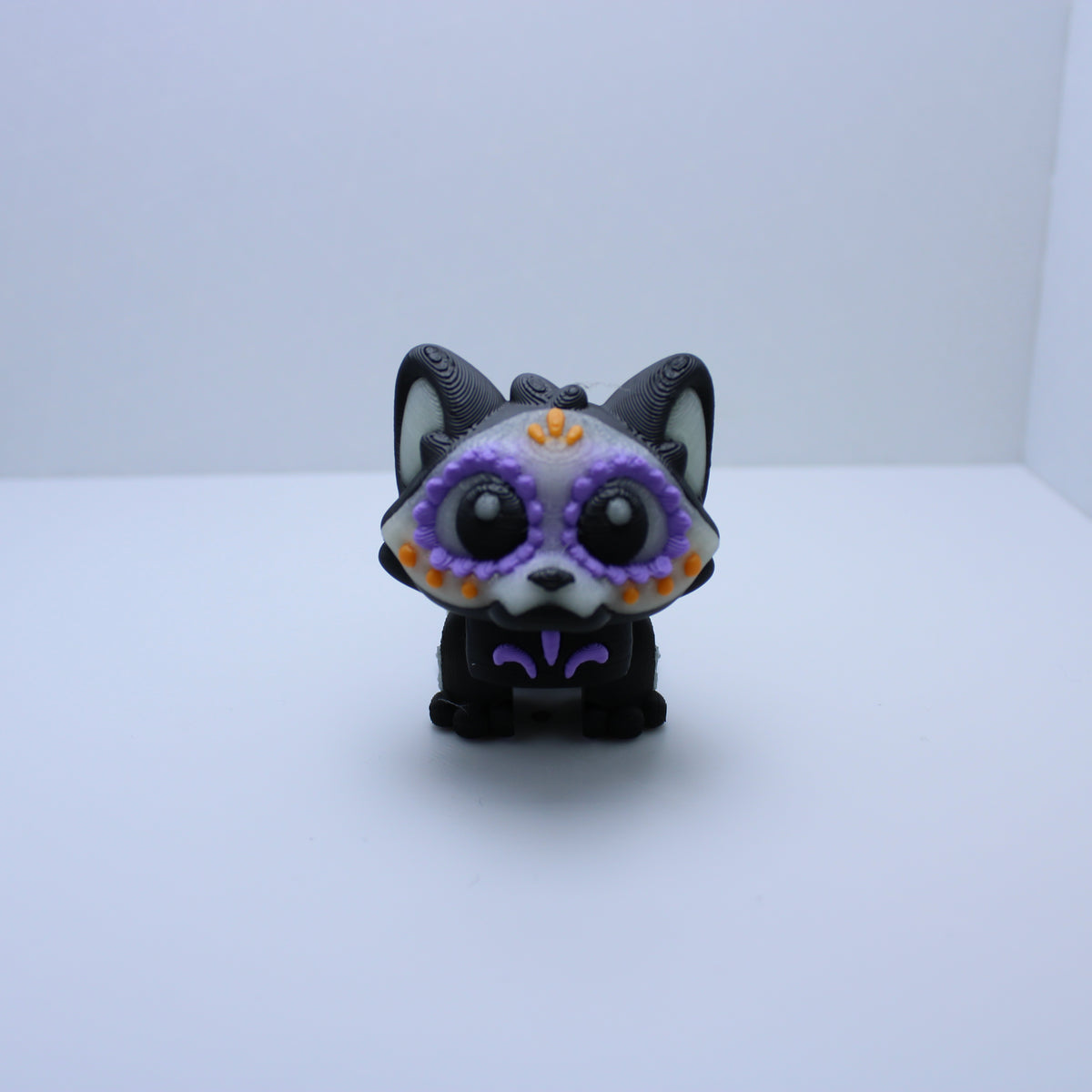 Dia de Los Muertos GLOW Kitty Display Set-3d printed desk companion