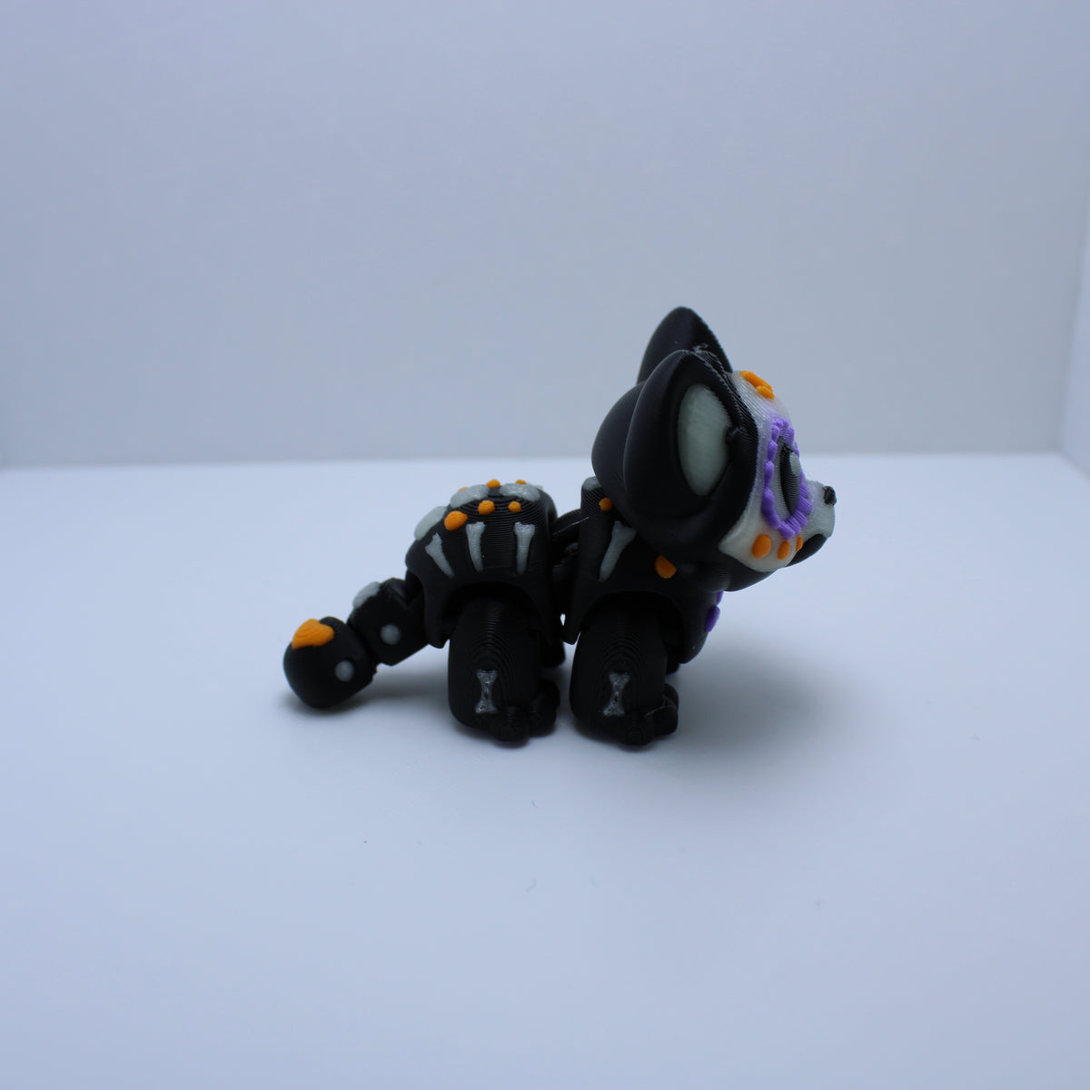 Dia de Los Muertos GLOW Kitty Display Set-3d printed desk companion