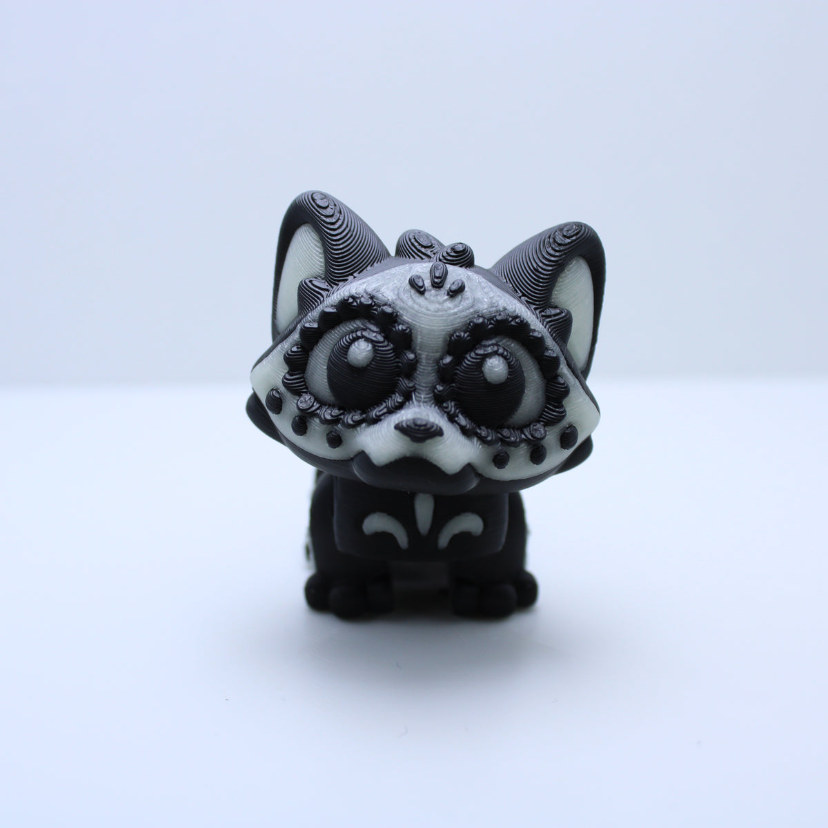 Dia de Los Muertos GLOW Kitty Display Set-3d printed desk companion