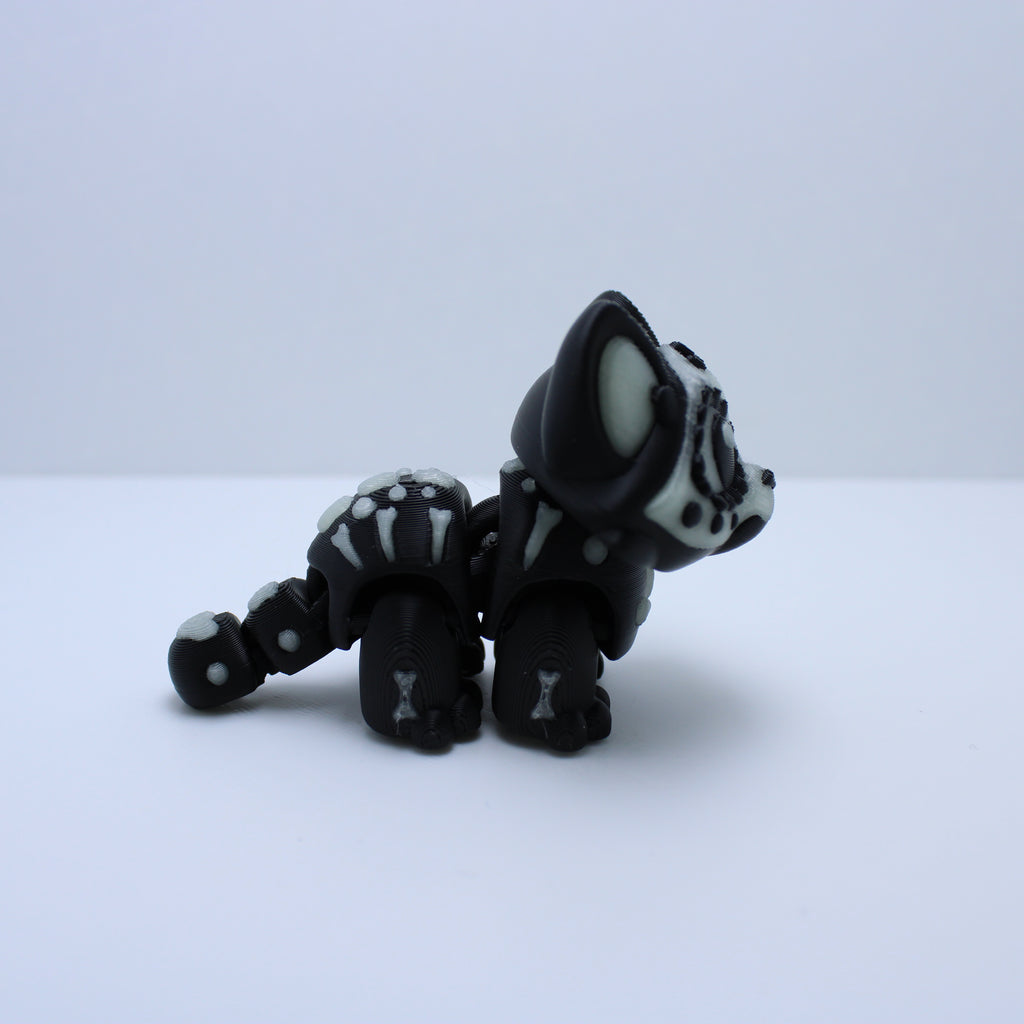 Dia de Los Muertos GLOW Kitty Display Set-3d printed desk companion