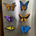 Magnetic Butterflies -3d printed fridge buddies (Set of 6)