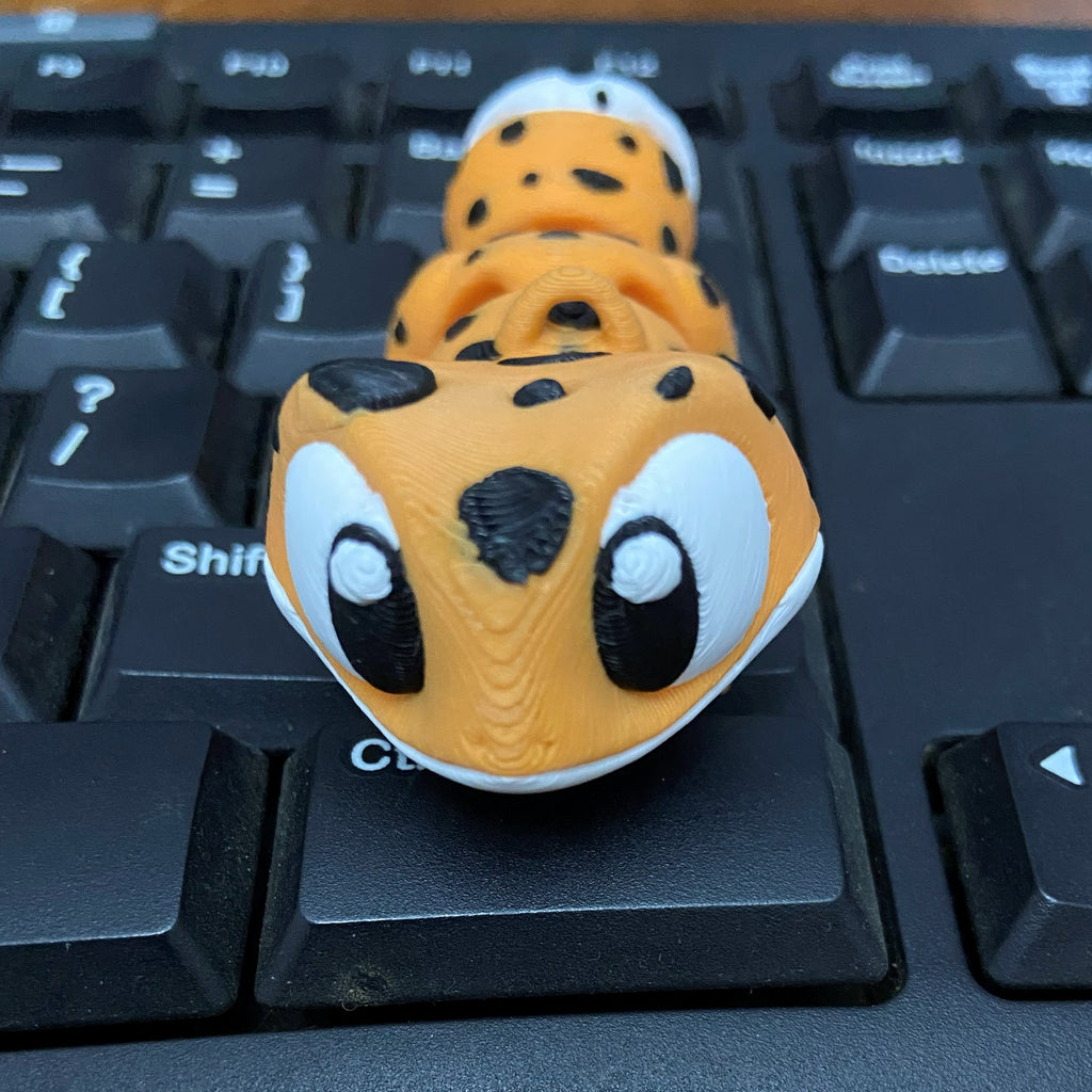 Leopard Gecko Fidget -3d Printed Desk Buddy & Keychain