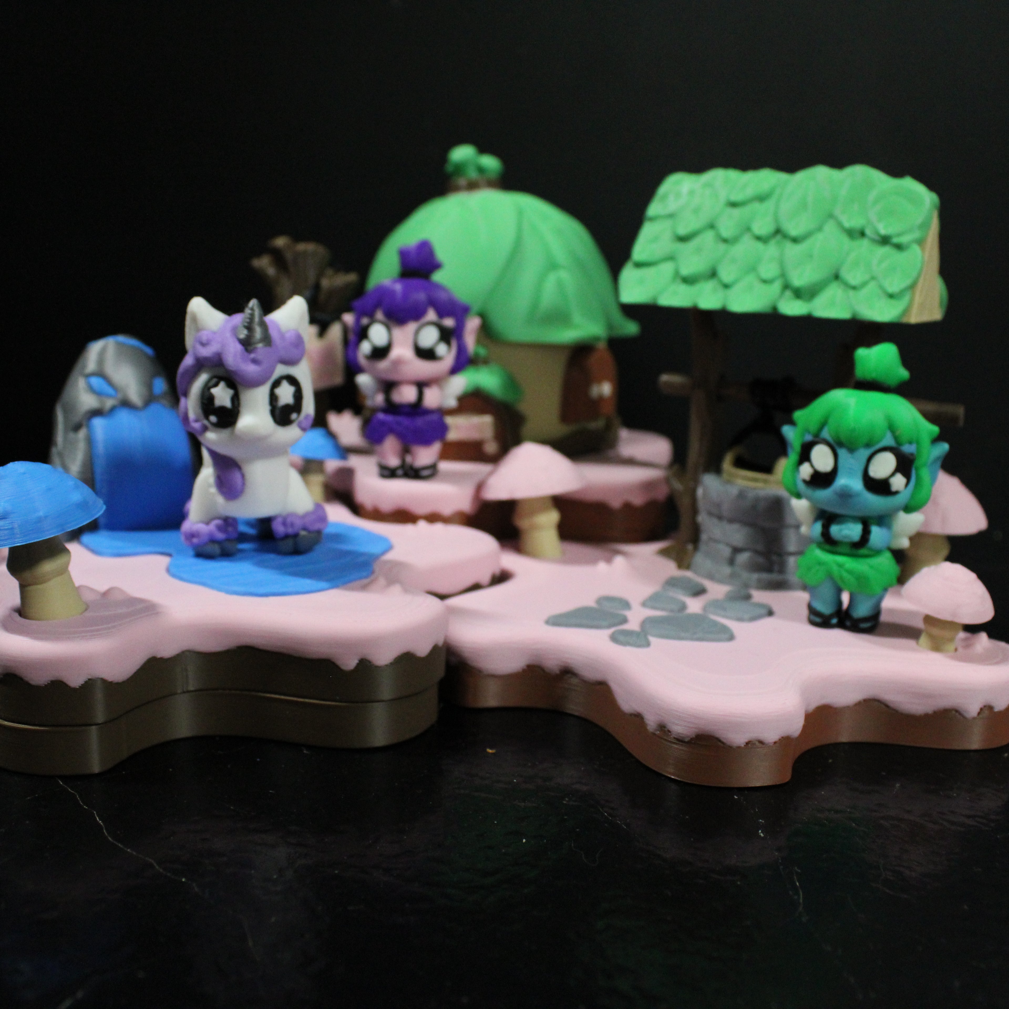 Enchanted Forest Display Set-3d printed desk companion