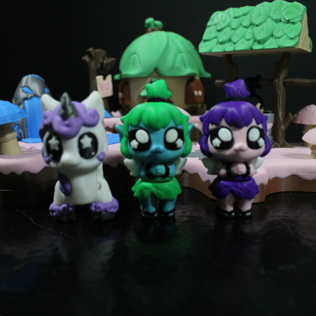 Enchanted Forest Display Set-3d printed desk companion