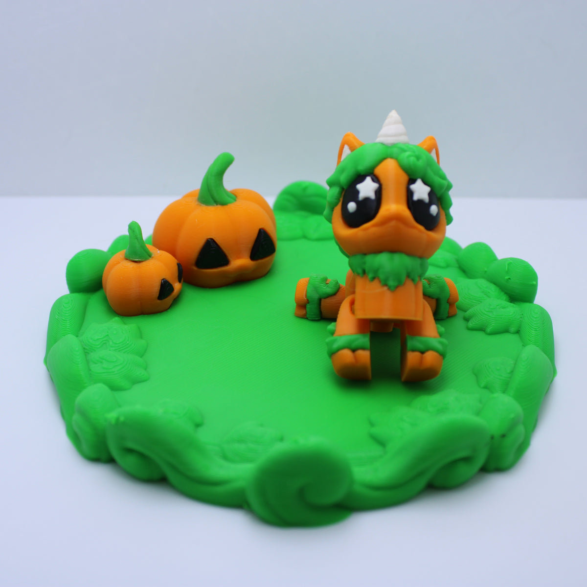 Pumpkin Patch Unicorn-3d printed desk companion