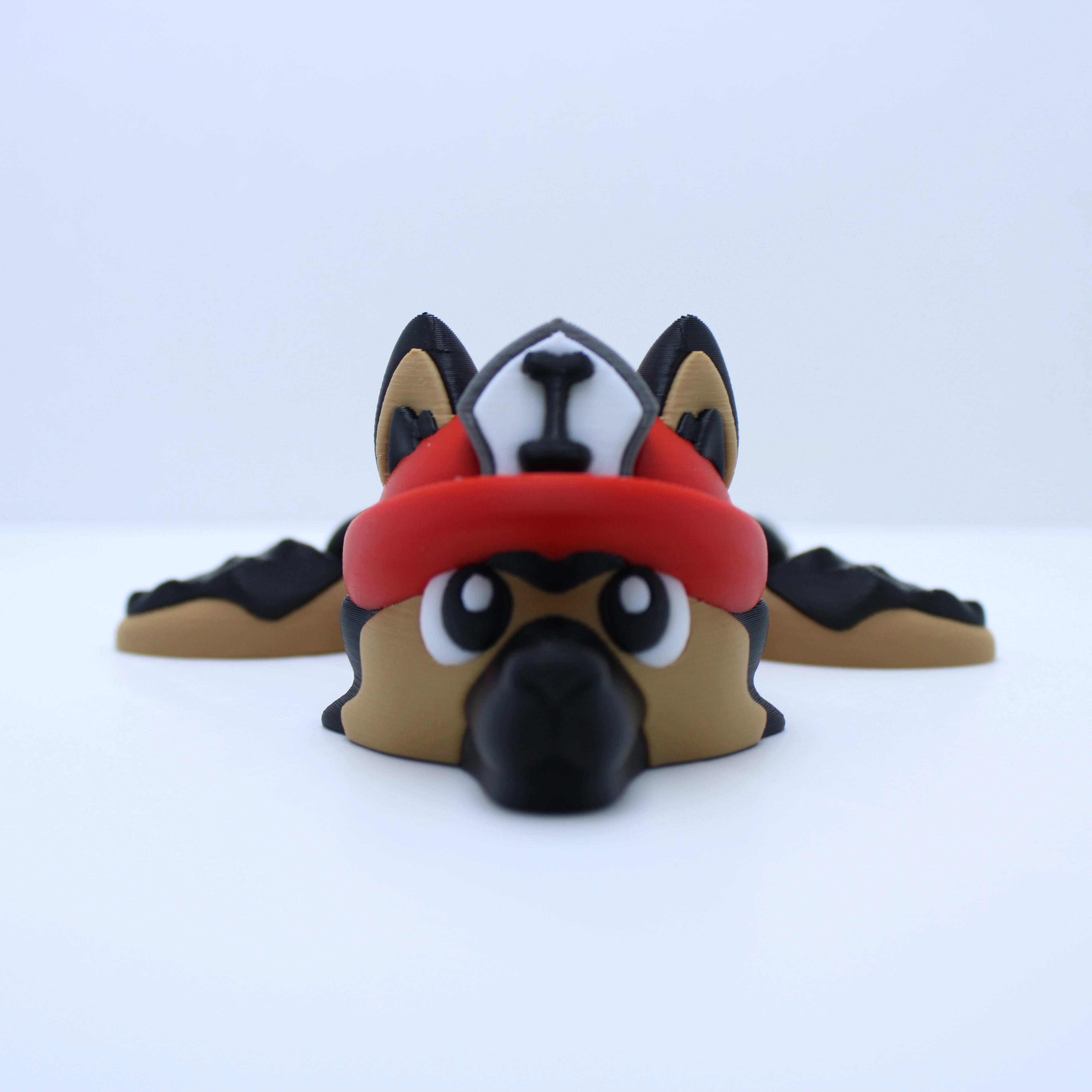 Firefighter Pup Turtles - 3D printed desk companions