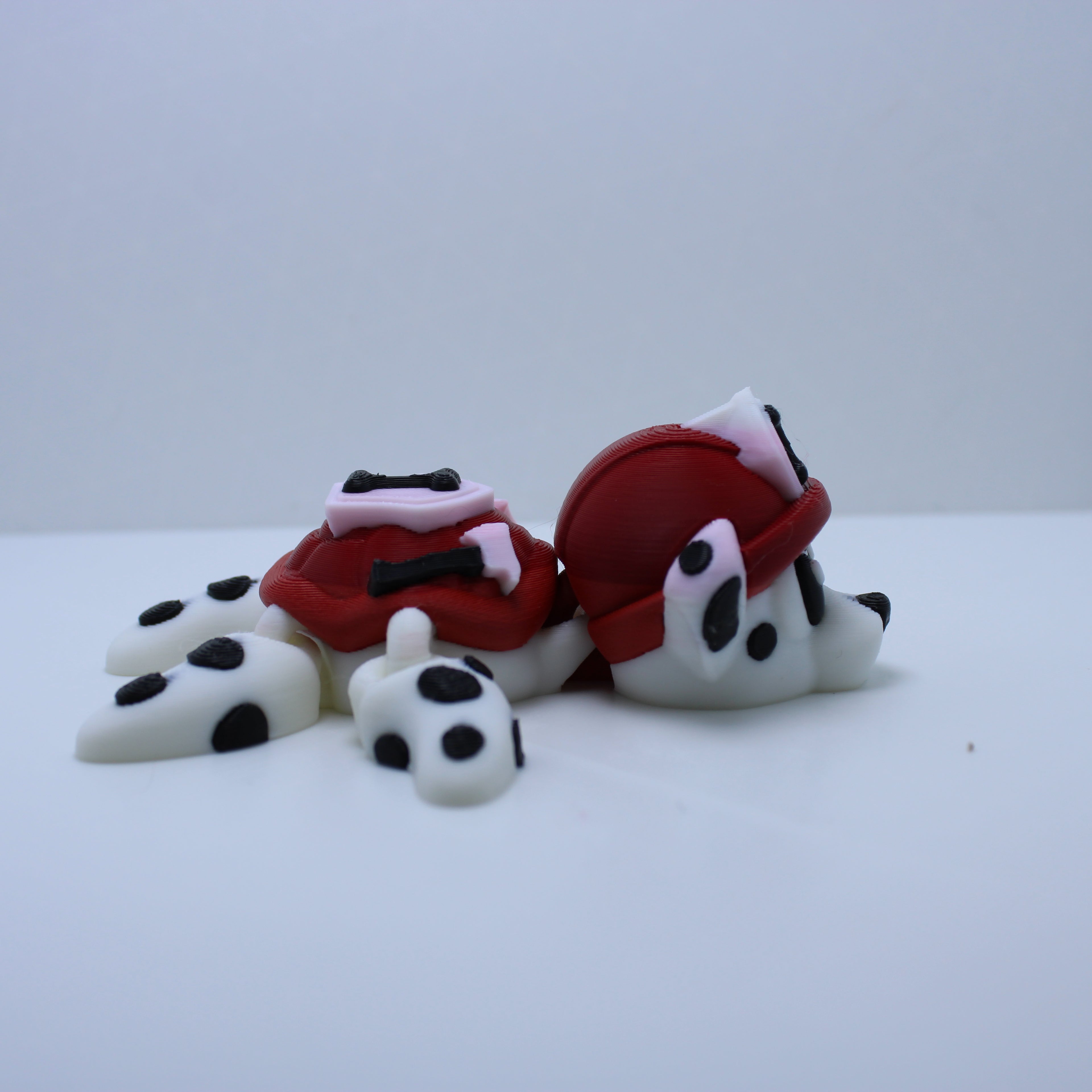 Firefighter Pup Turtles - 3D printed desk companions