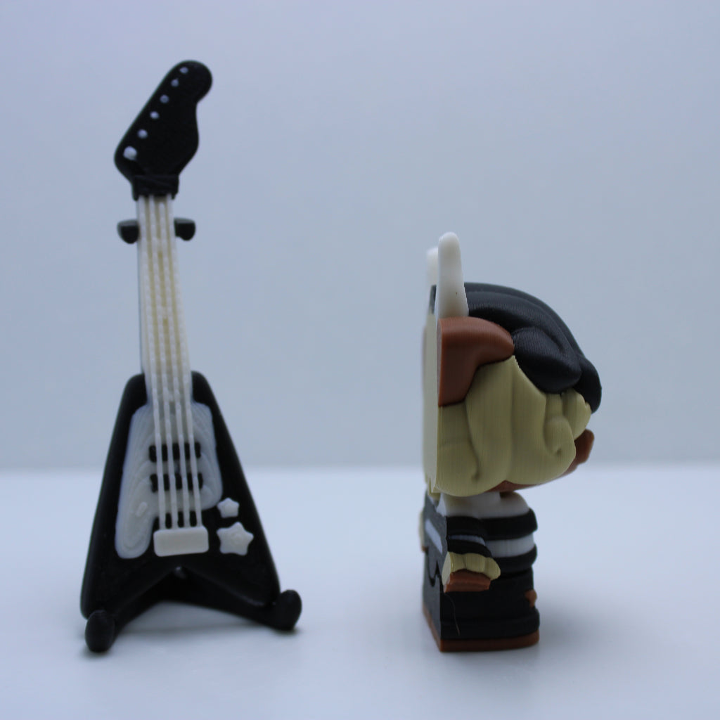 “The Layered Zoo” rock band Display -3d printed desk companion