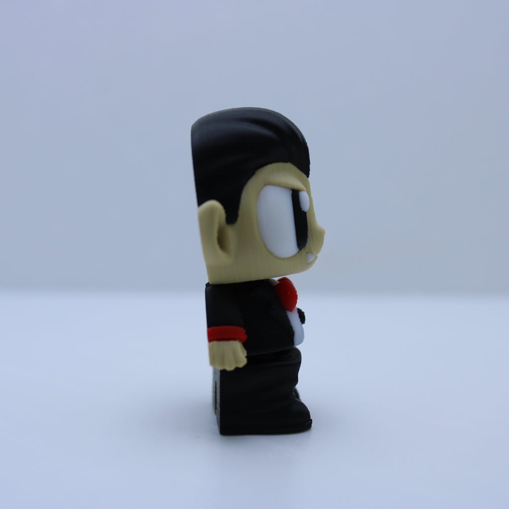 Dracula with Castle Display-3d printed desk companion