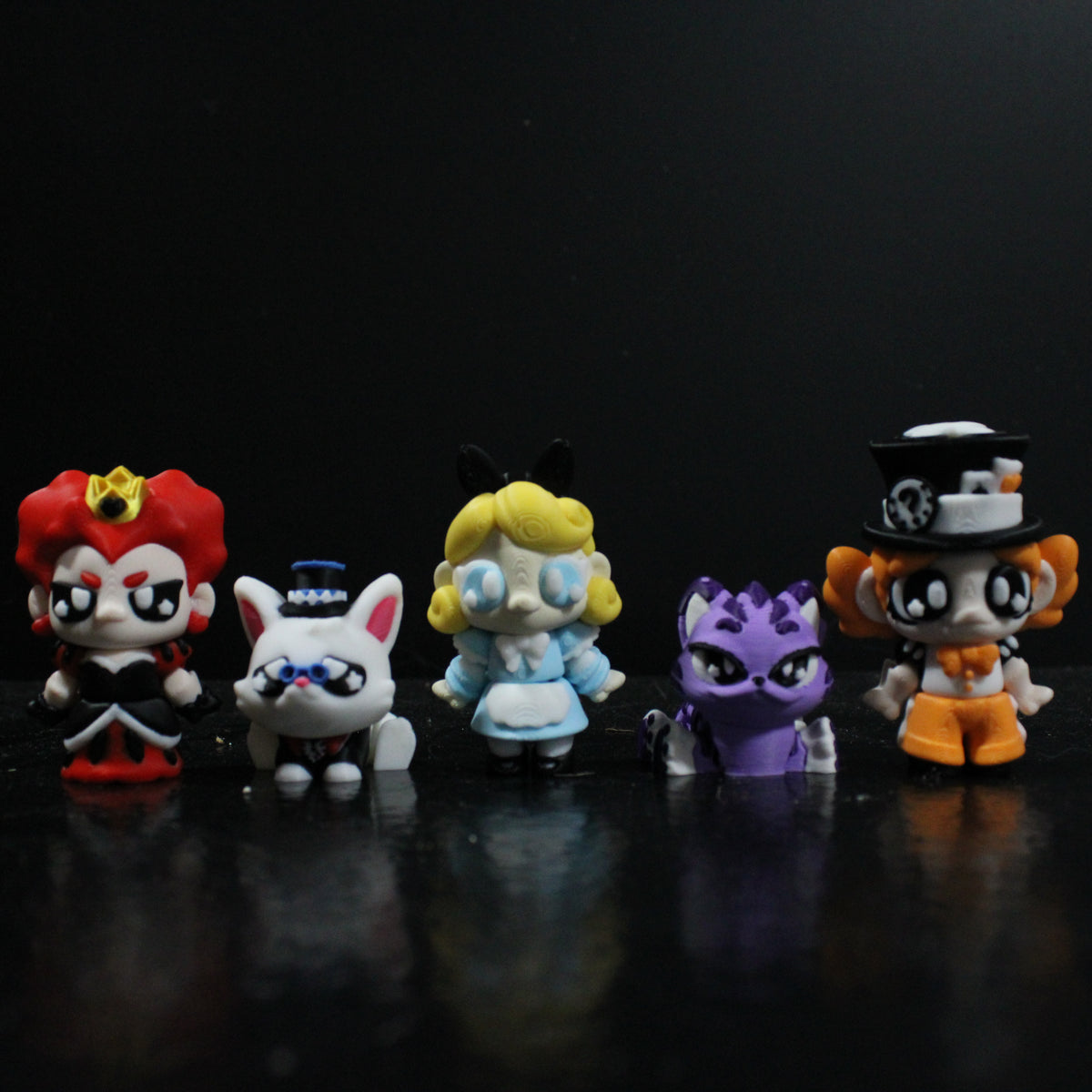 "Underland Display Set" with or without figures - 3D printed desk companion
