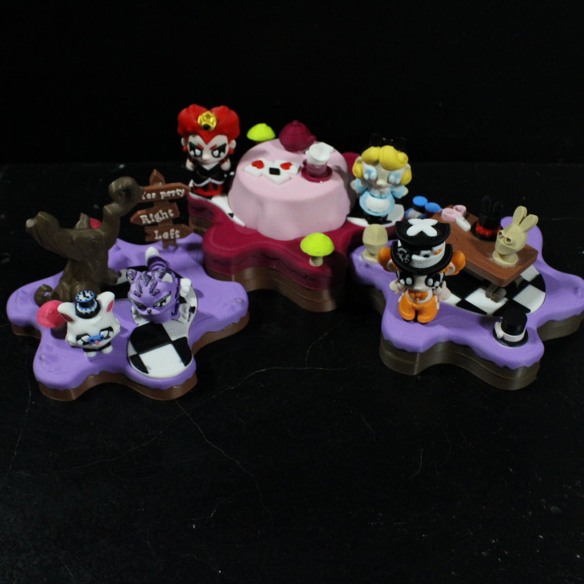 "Underland Display Set" with or without figures - 3D printed desk companion