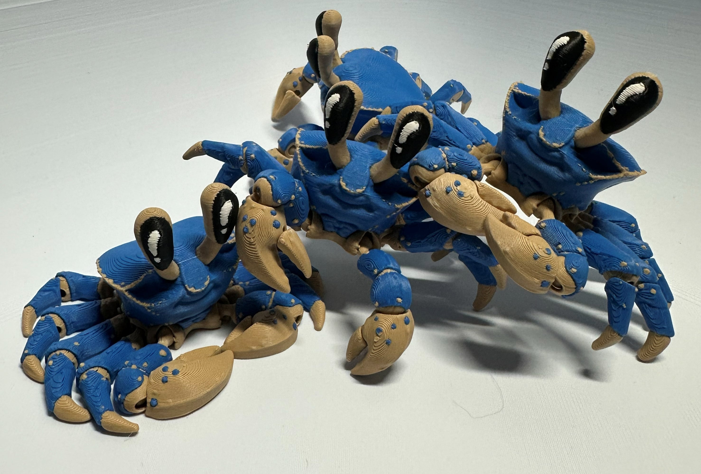 Articulated Ghost Crab Figurine