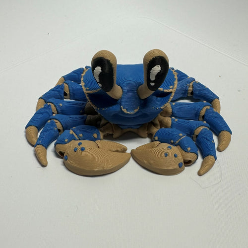Articulated Ghost Crab Figurine