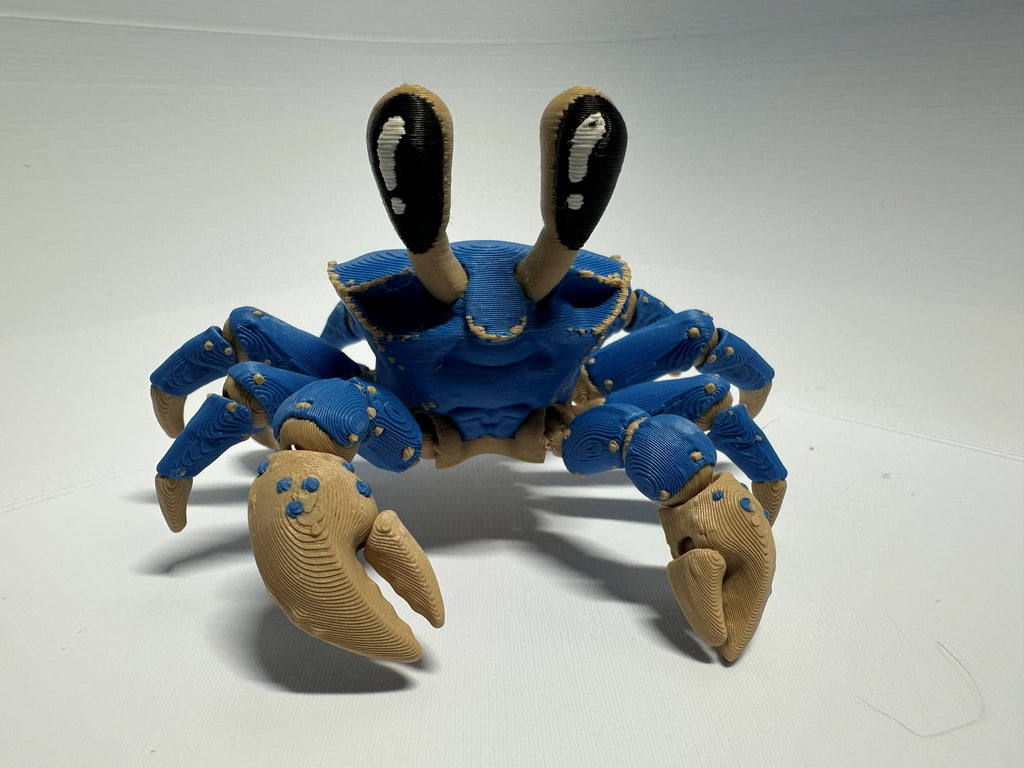 Articulated Ghost Crab Figurine