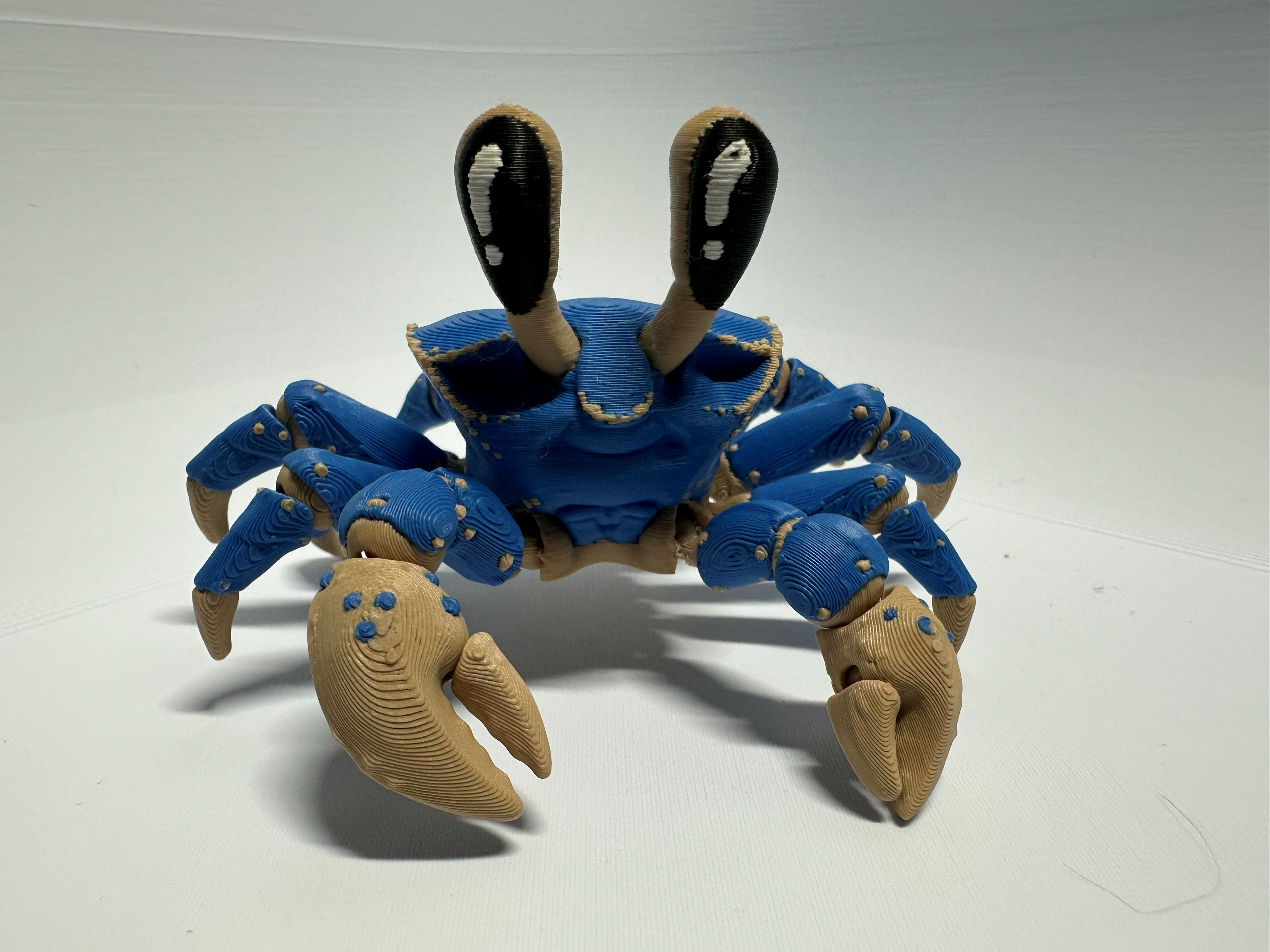 Articulated Ghost Crab Figurine