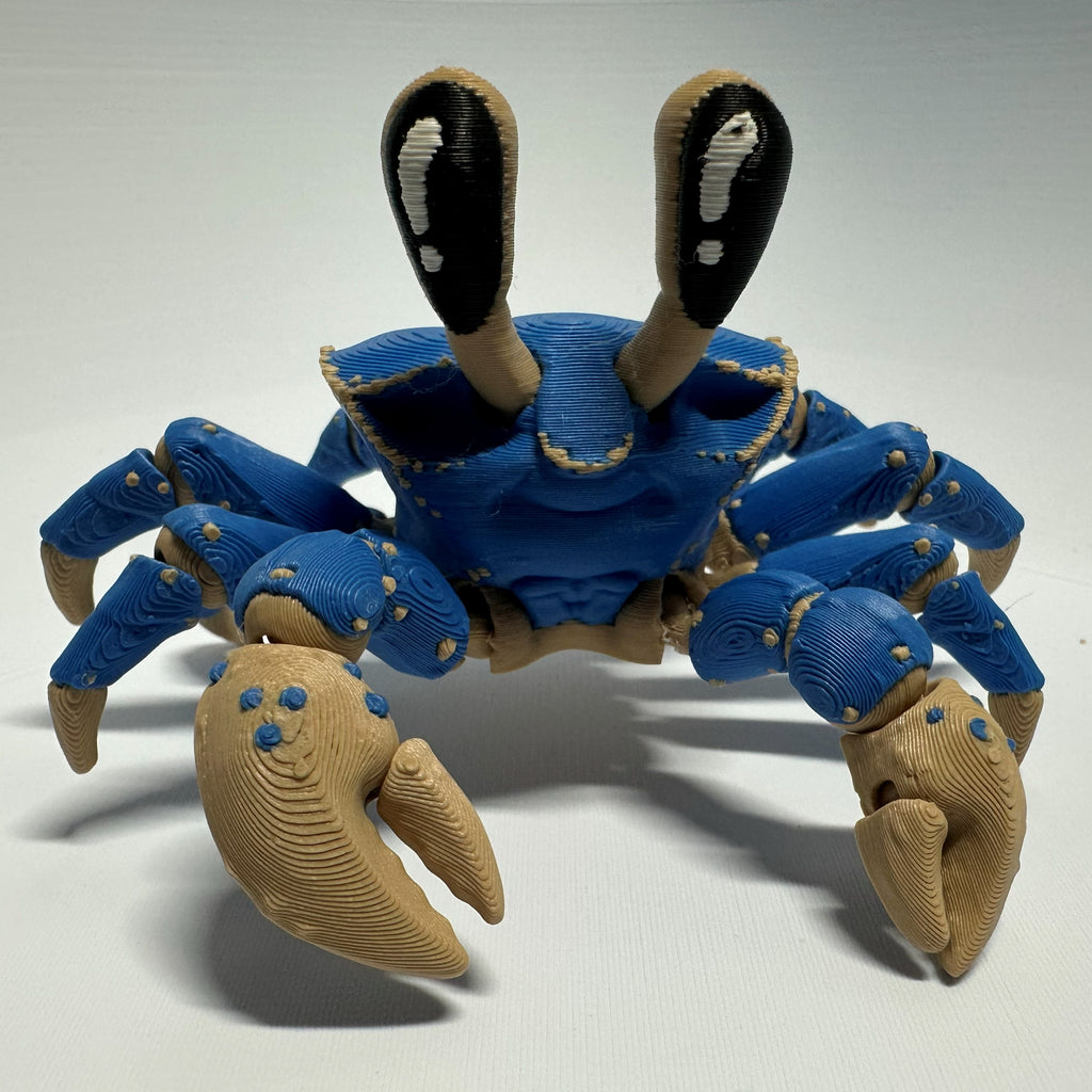 “Gus” the Ghost Crab-3d Printed Desk Companion