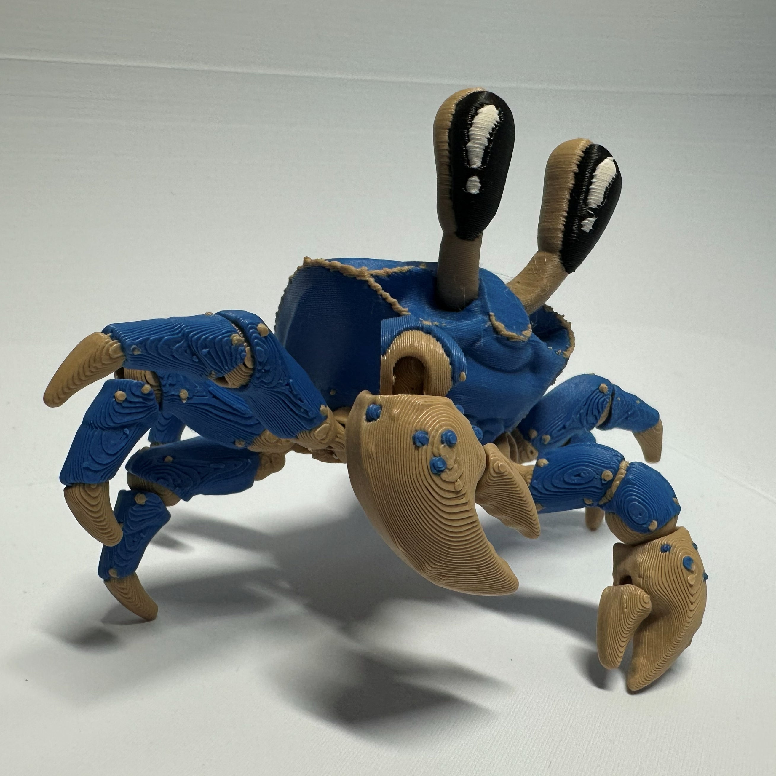 Articulated Ghost Crab Figurine