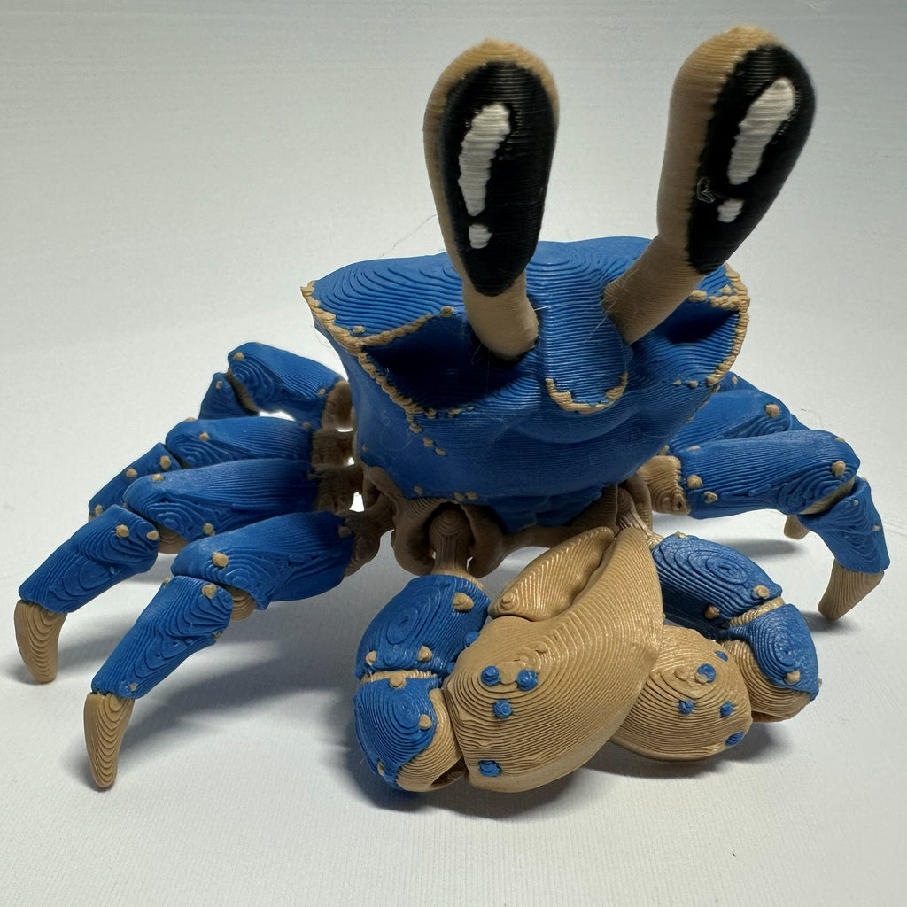“Gus” the Ghost Crab-3d Printed Desk Companion