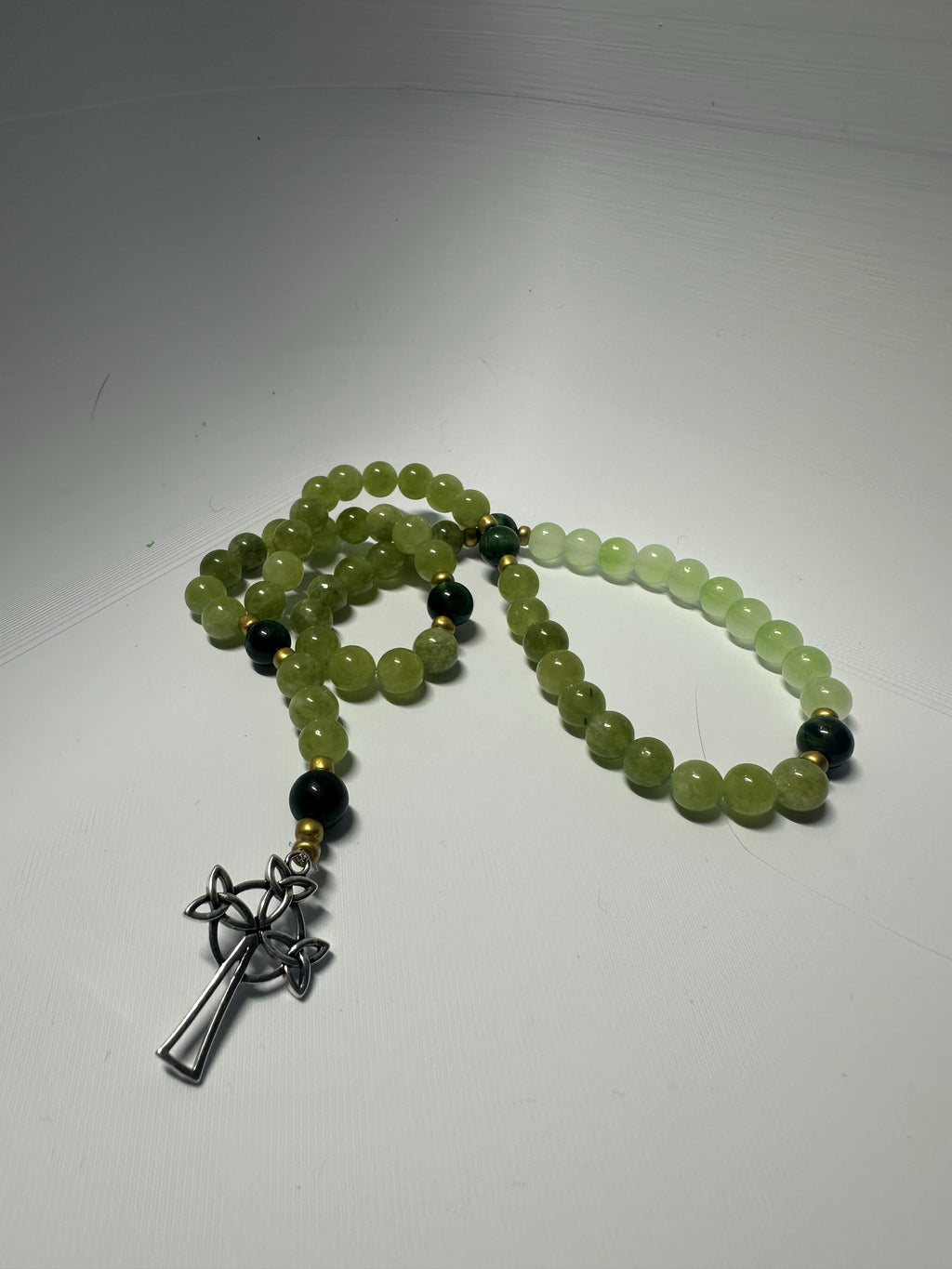 Custom Handmade Rosary – Personalized Bead Colors & Cross Style
