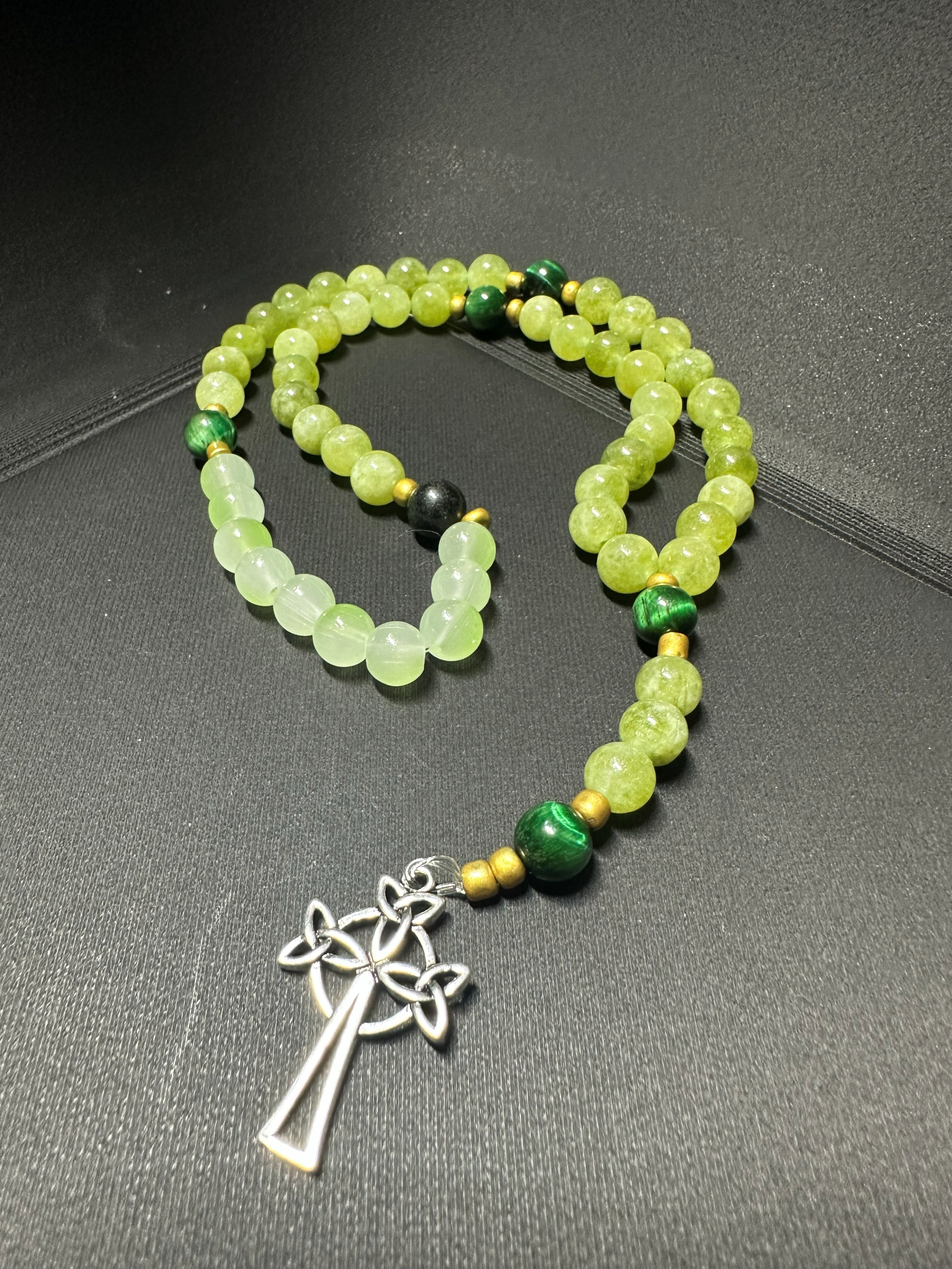 Custom Handmade Rosary – Personalized Bead Colors & Cross Style