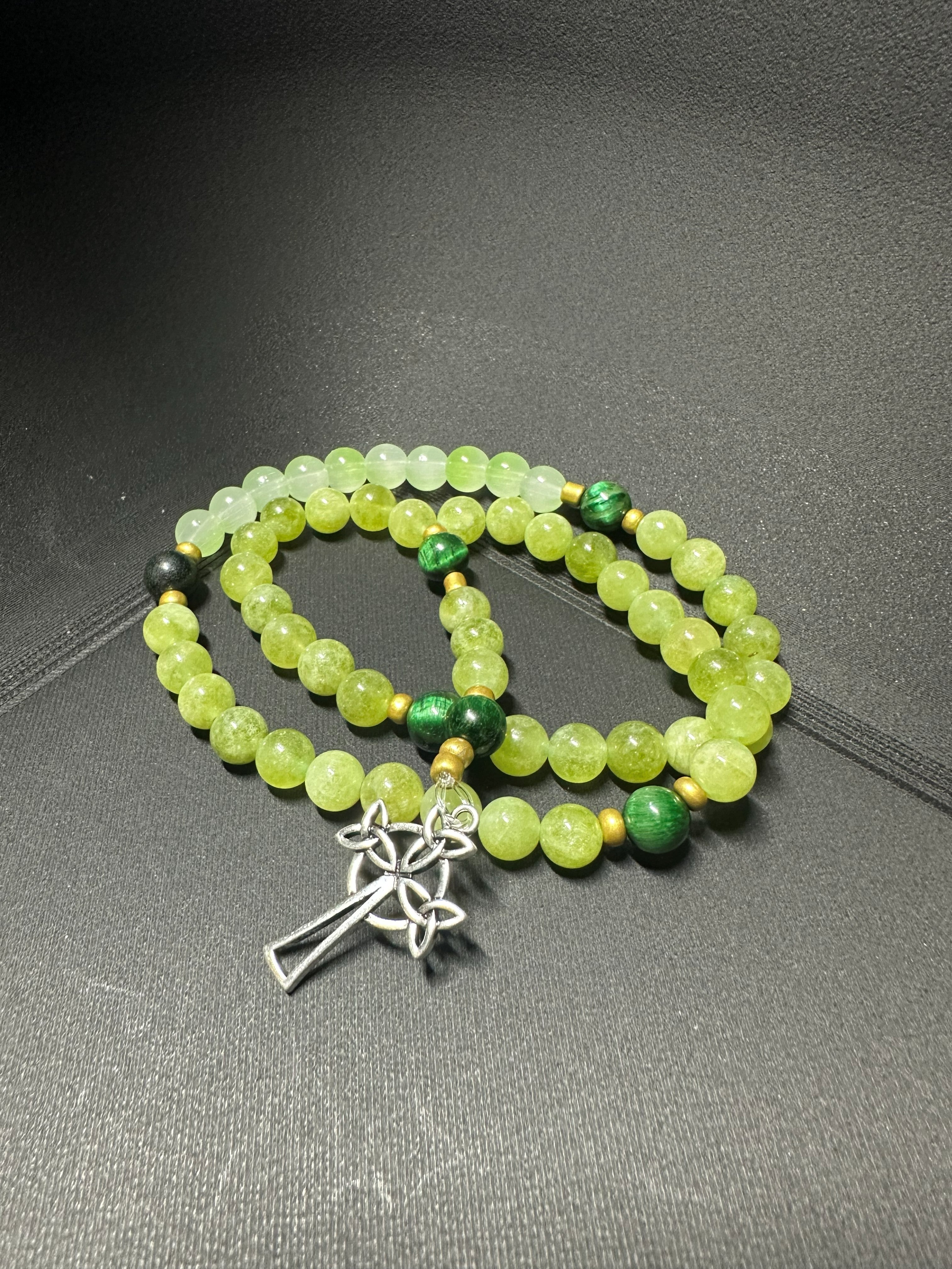 Custom Handmade Rosary – Personalized Bead Colors & Cross Style